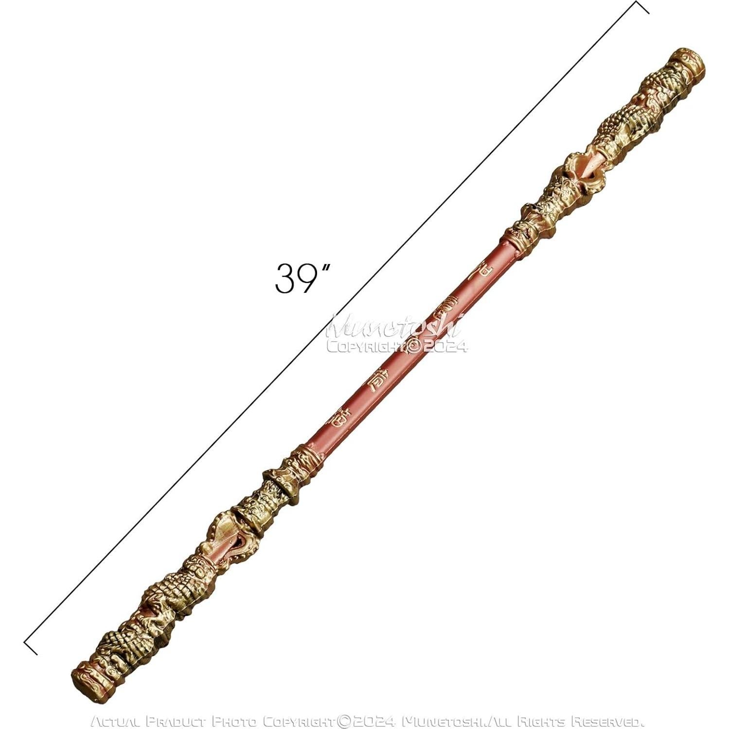 Bastón Mágico Ruyi Jingu Bang de Espuma Negra 100 cm Cosplay