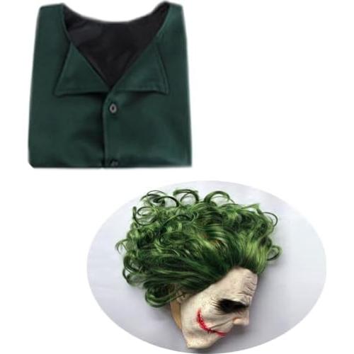 Disfraz de Payaso Morado Adulto con Máscara y Chaleco