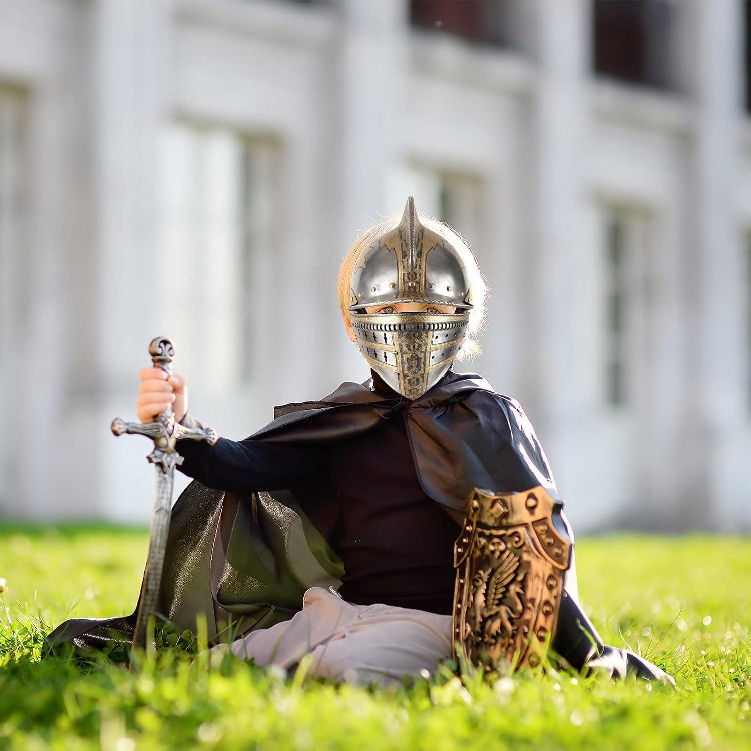 18 Máscaras de Caballero Medieval Zhanmai para Fiesta y Cosplay