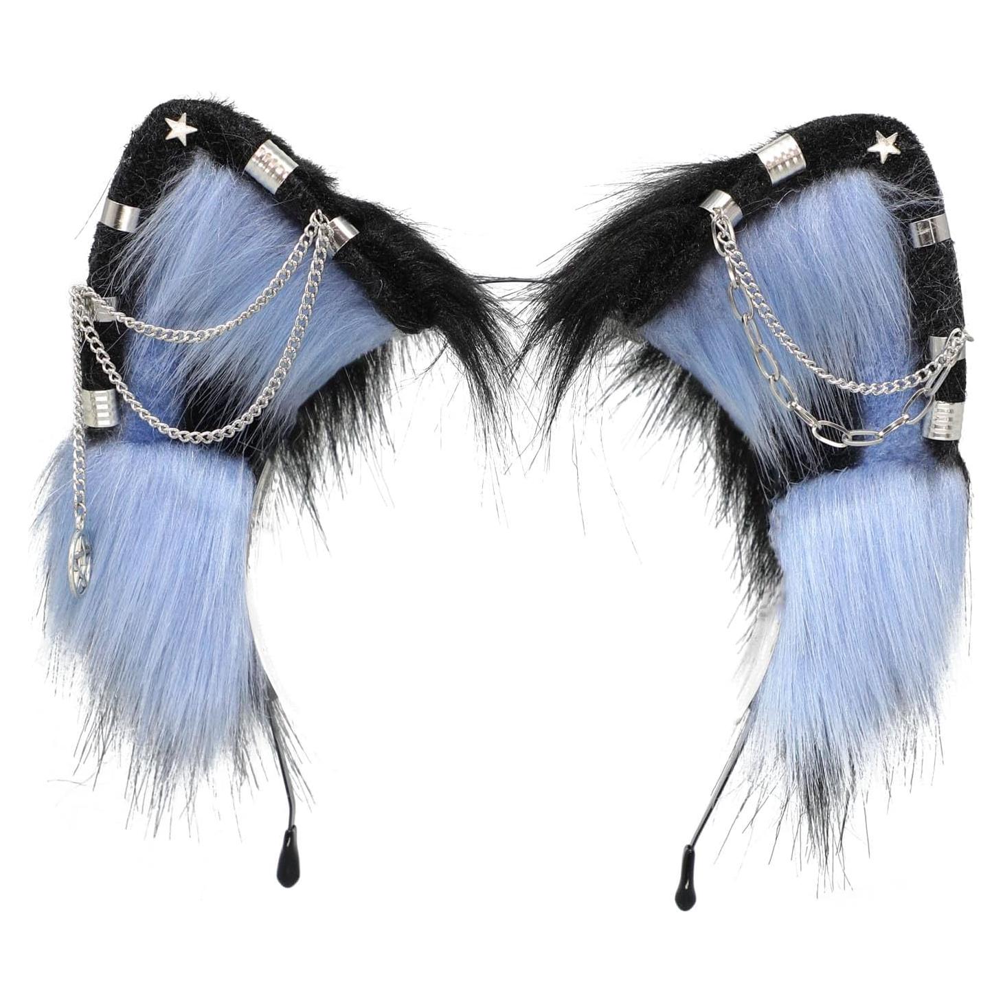 Diadema de Gato Rosa Ajustable para Adultos - Accesorio de Cosplay