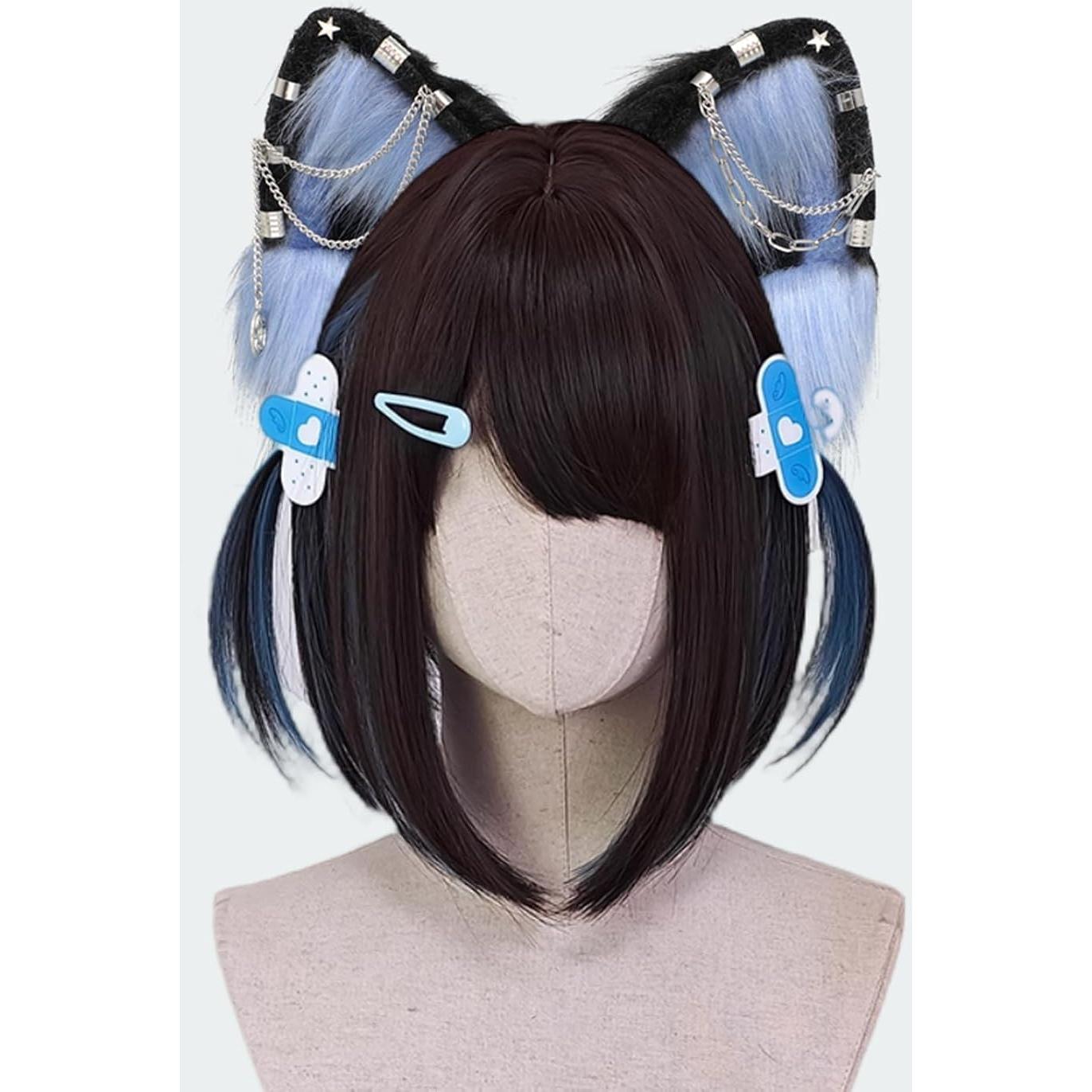 Diadema de Gato Rosa Ajustable para Adultos - Accesorio de Cosplay