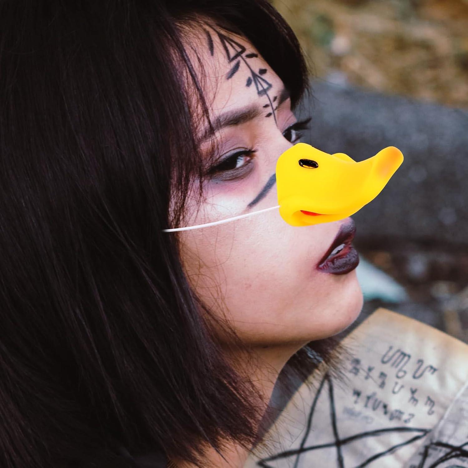 Máscara de Nariz de Pato CARMELIT - Accesorio de Disfraz 3PCS