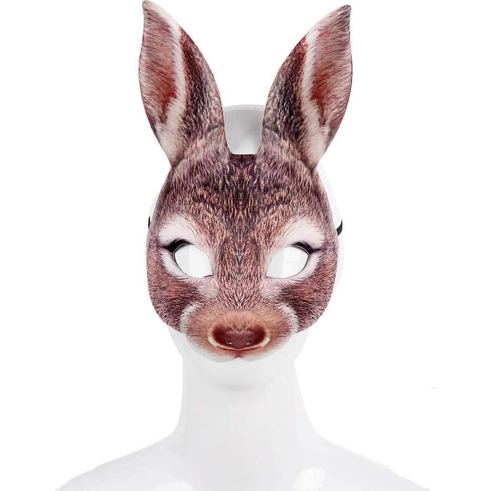 Máscara de Conejo de Halloween Hosfairy - Talla Única