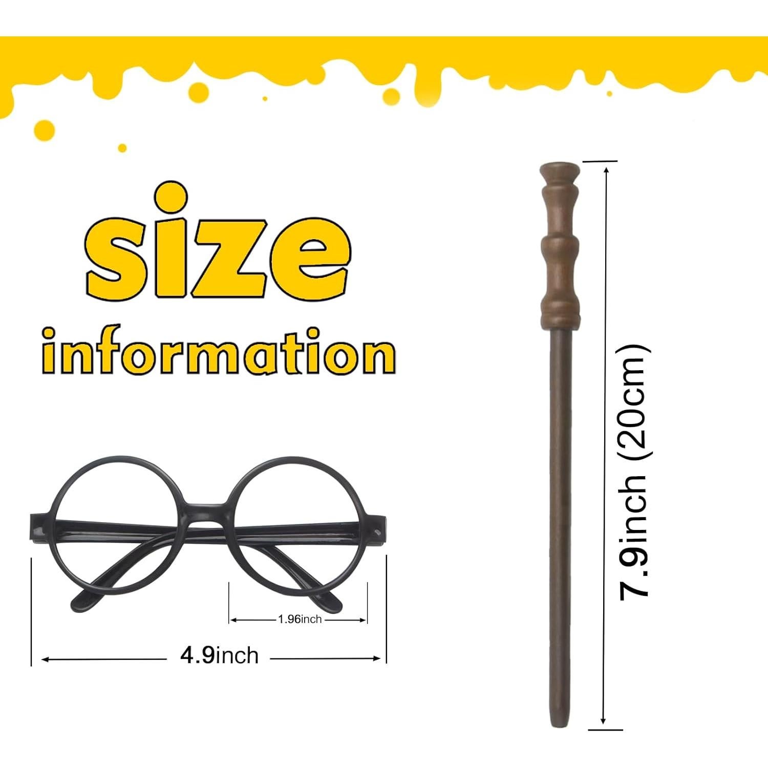 Juego de Fiesta de Cosplay 12pcs - Gafas y Lápices Varita