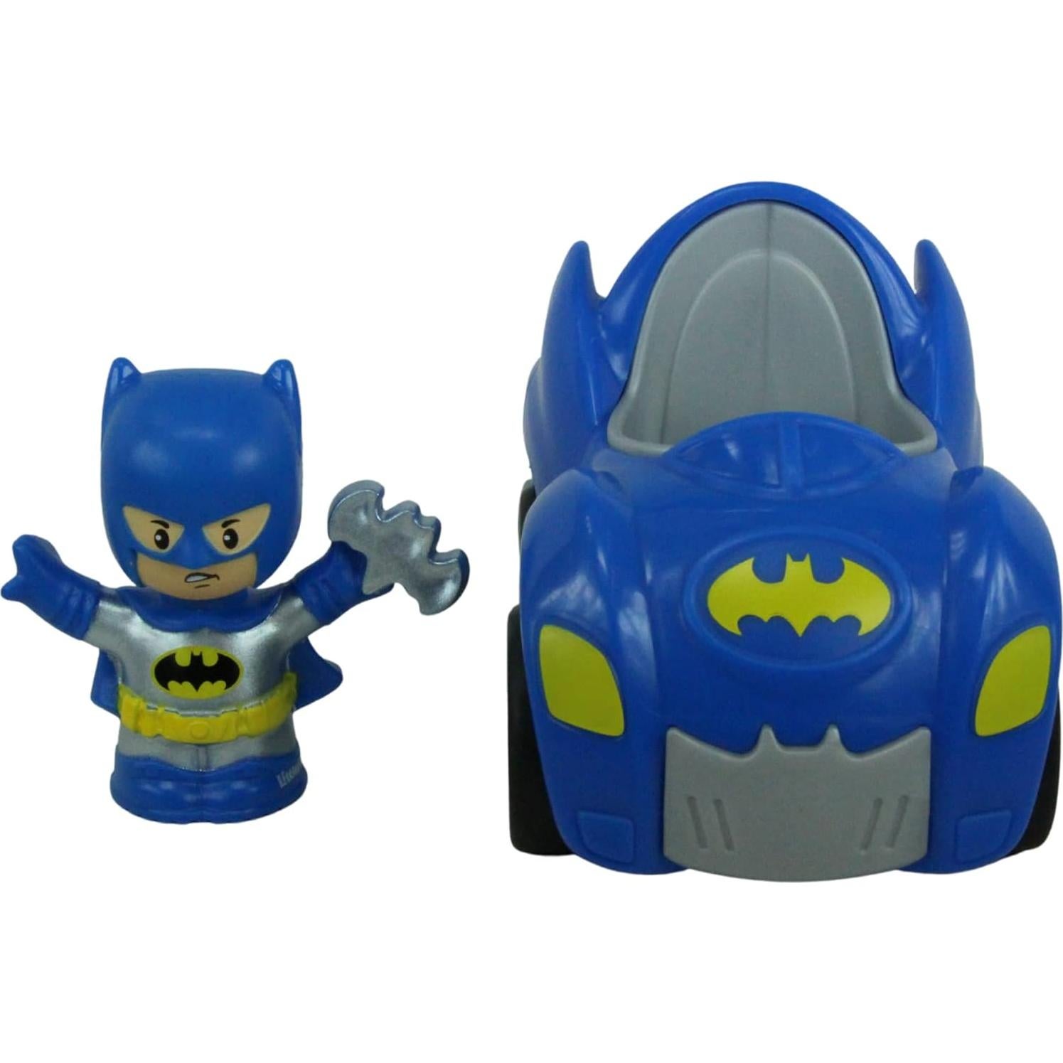 Set de Juguetes Batman y Batimóvil Fisher Price 12 cm