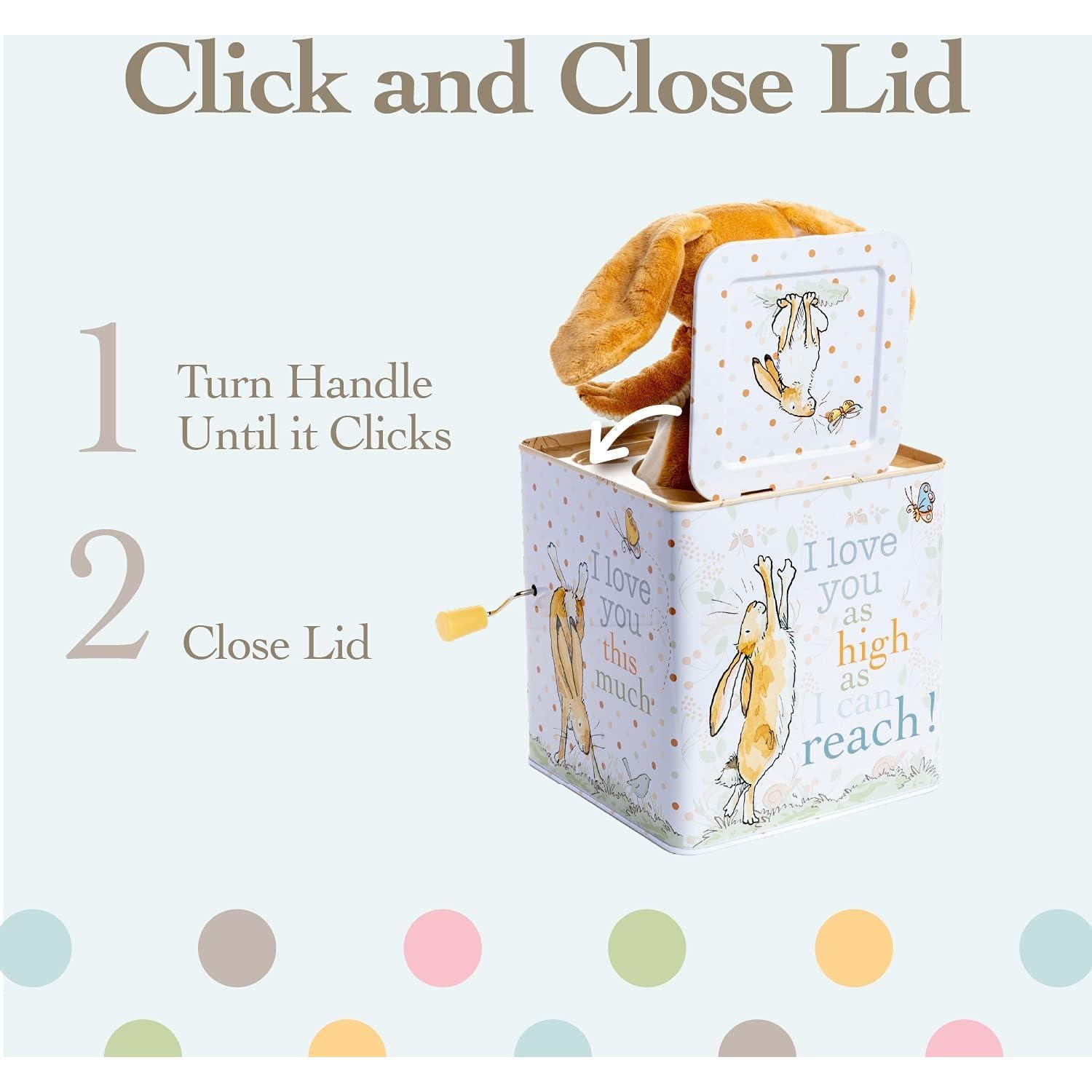 Jack-in-the-Box Conejo Nutbrown Kids Preferred 14 cm