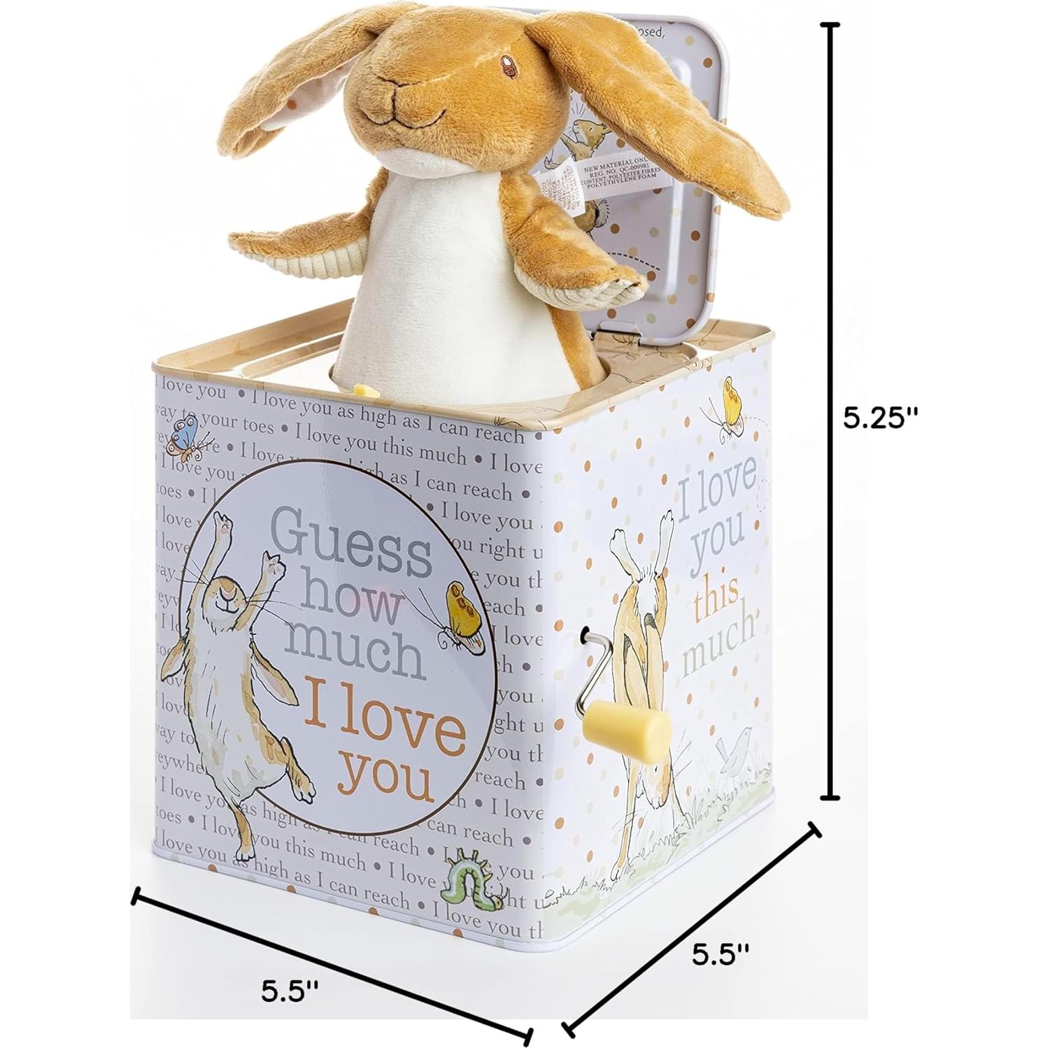 Jack-in-the-Box Conejo Nutbrown Kids Preferred 14 cm