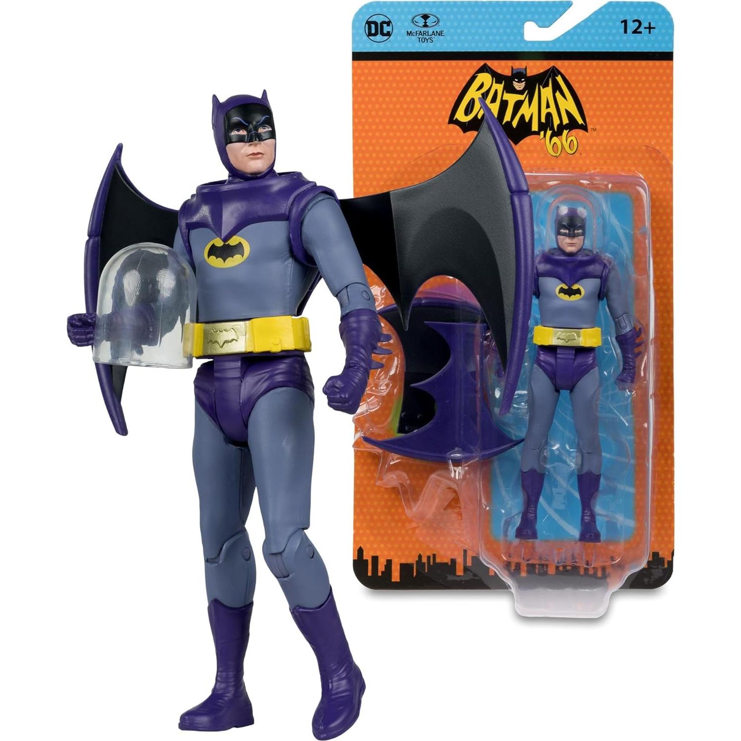 Figuras Retro Batman 66 McFarlane Toys - Paquete 6 Pzas 15 cm