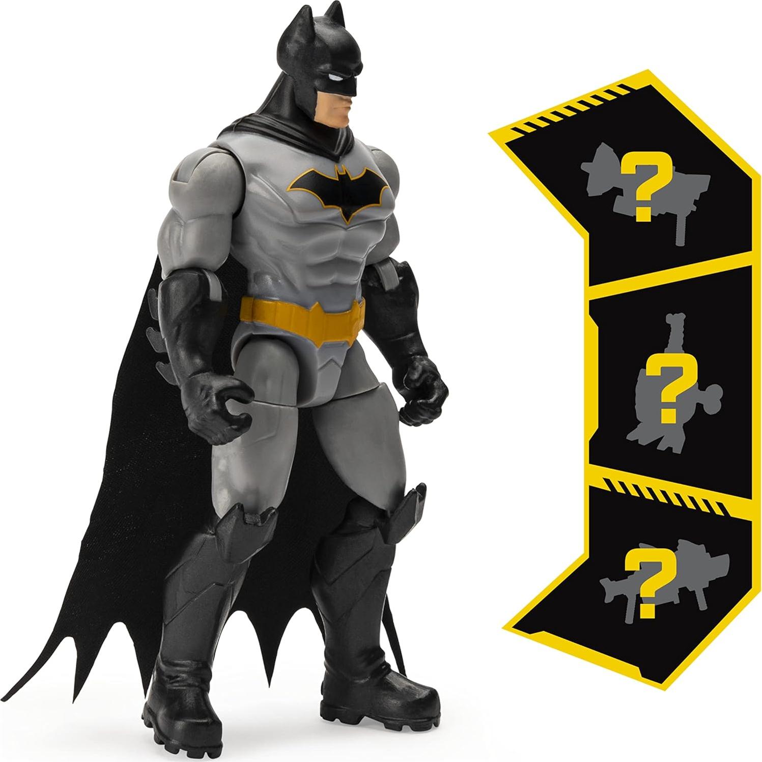 Figura de Acción Batman 10 cm Spin Master con 3 Accesorios