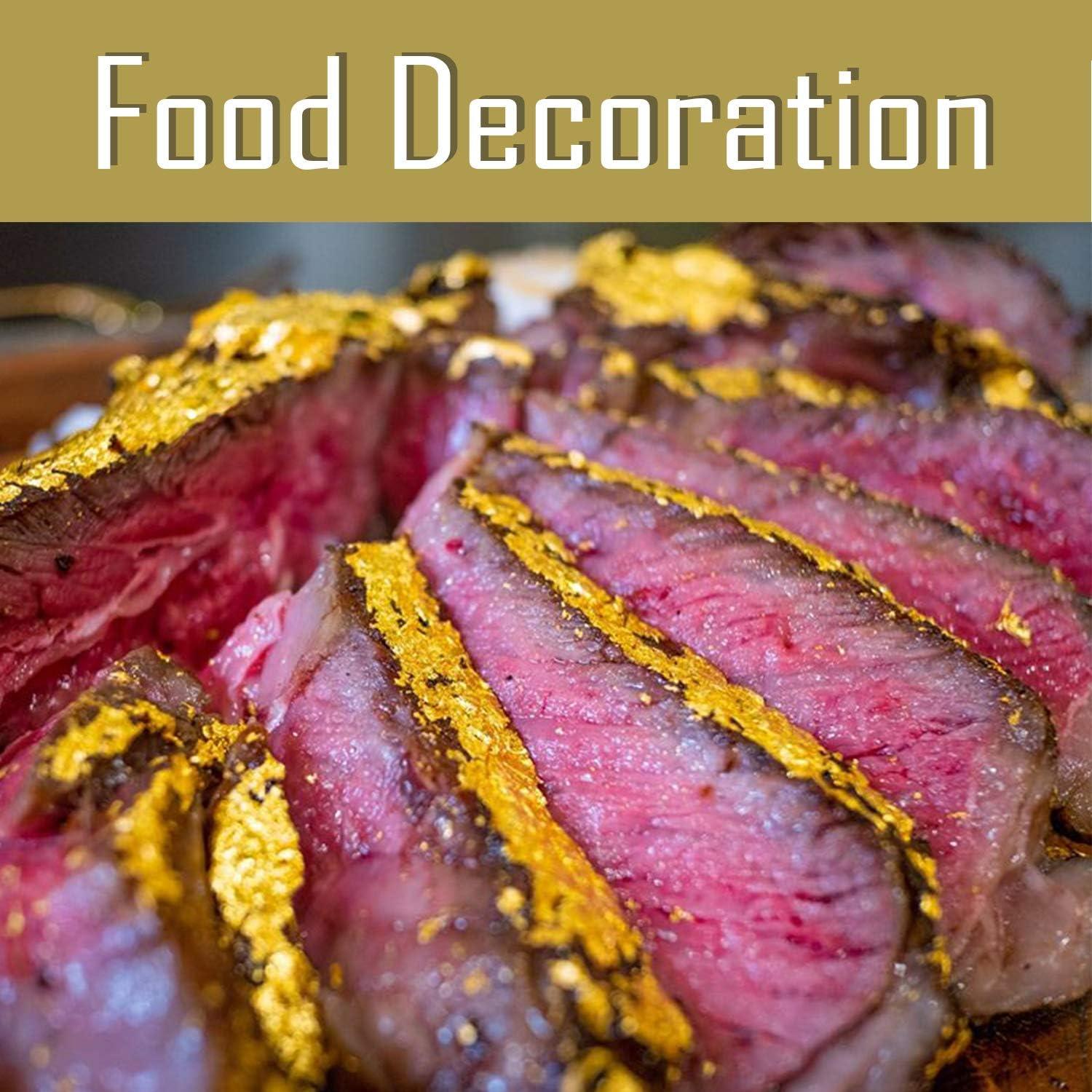 Hoja de Oro Comestible 24K AMA GROW - 30 Hojas 3.81cm