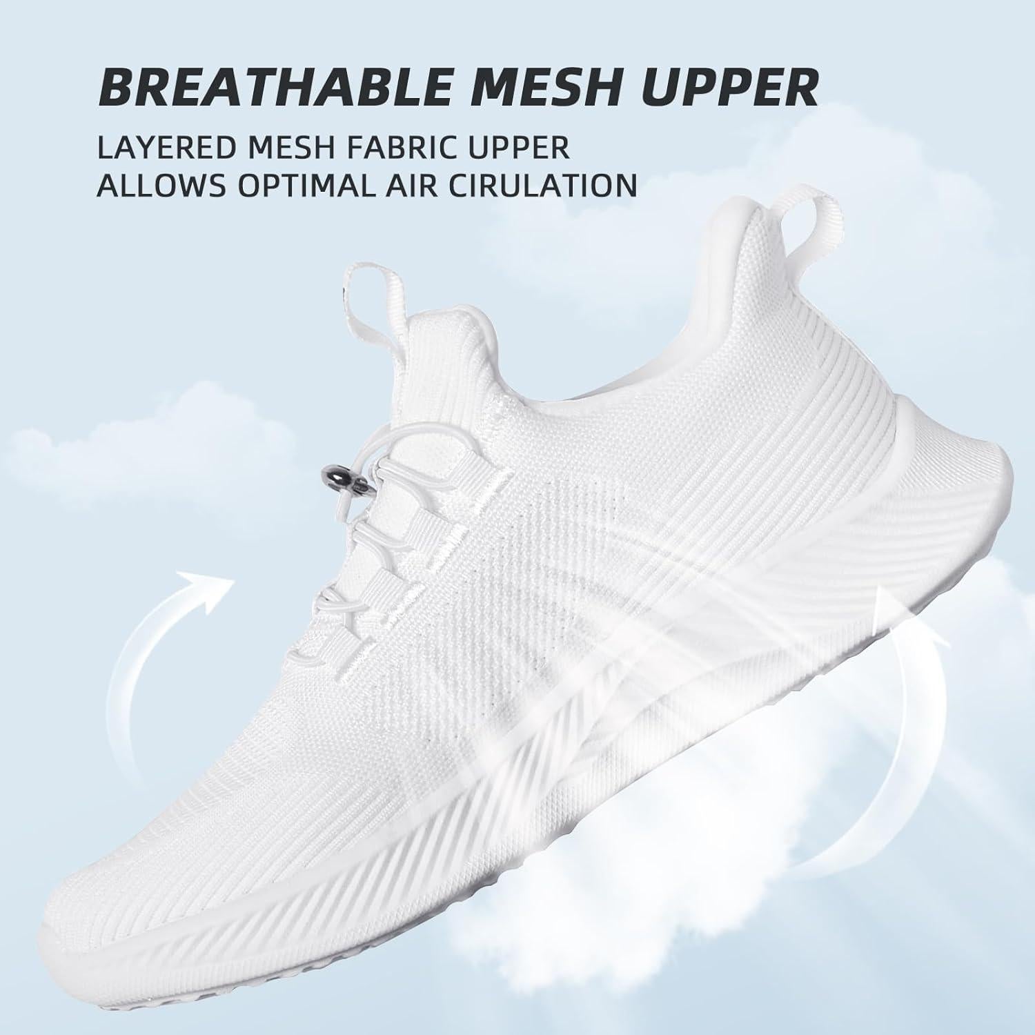 Zapatos de Caminar para Mujeres LBTPK - Sin Cordones, Transpirables