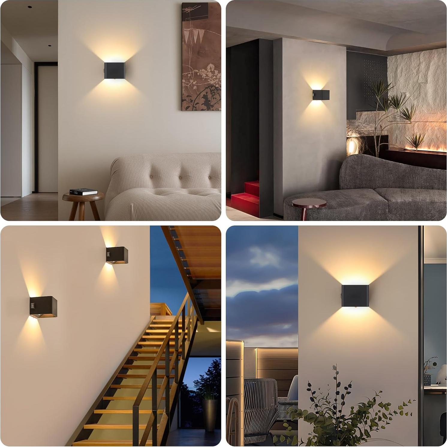 Luz de Pared LED Inalámbrica LUTEC con Sensor de Movimiento