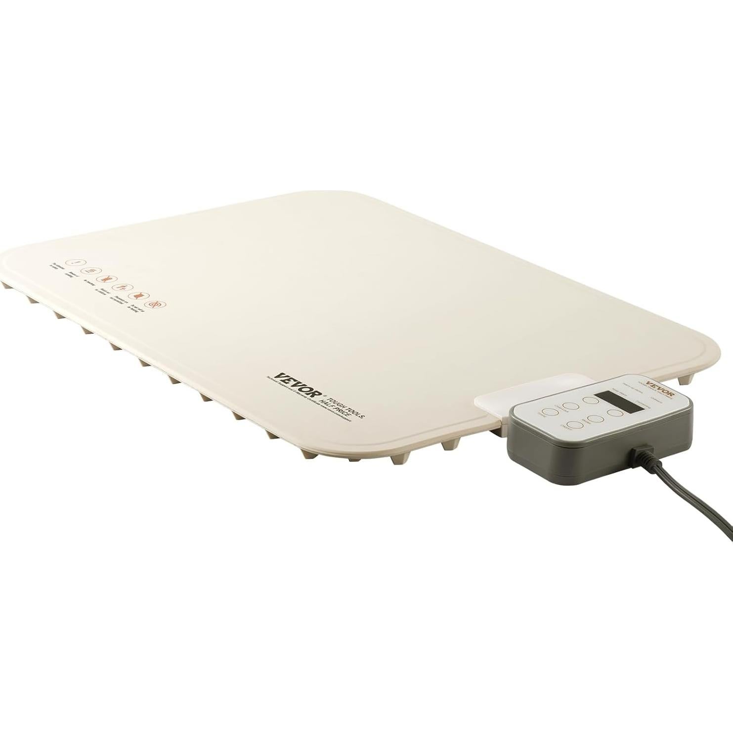 Bandeja Calentadora Eléctrica VEVOR 50x35cm Plegable con 4 Temperaturas