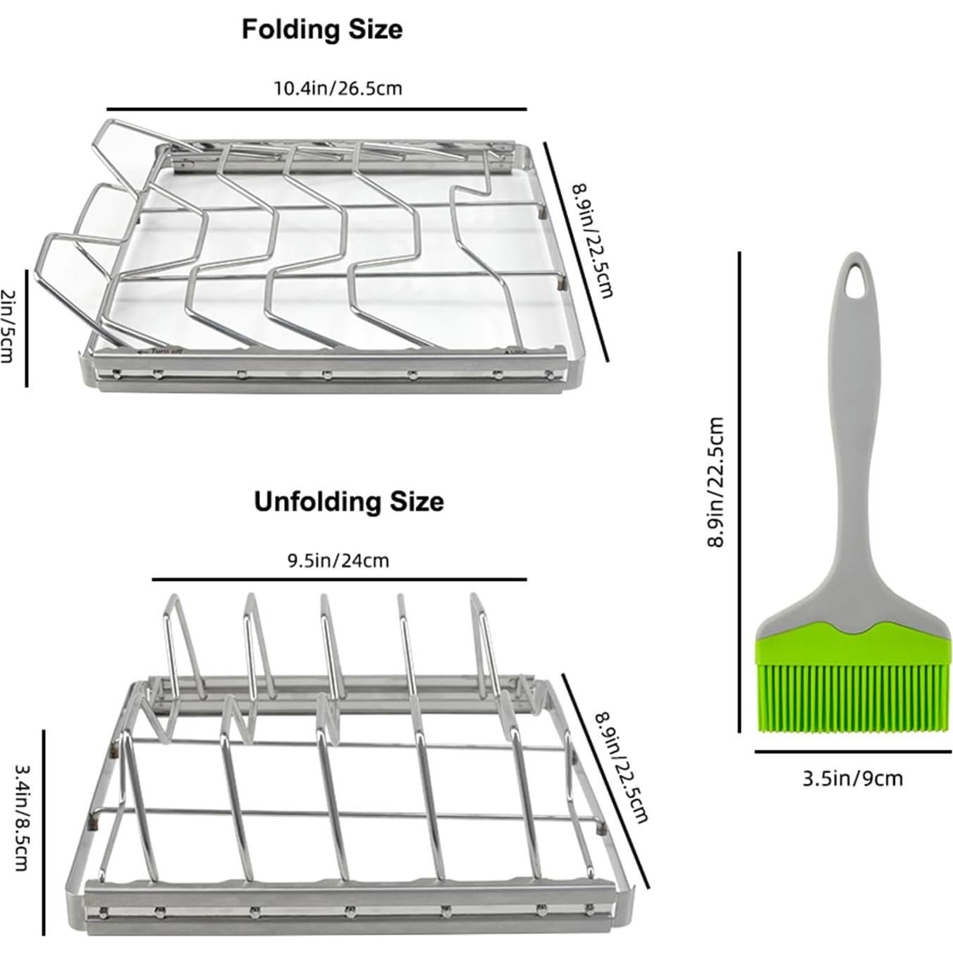 Juego de Soportes Plegables para Costillas Yangjiang 2 Piezas