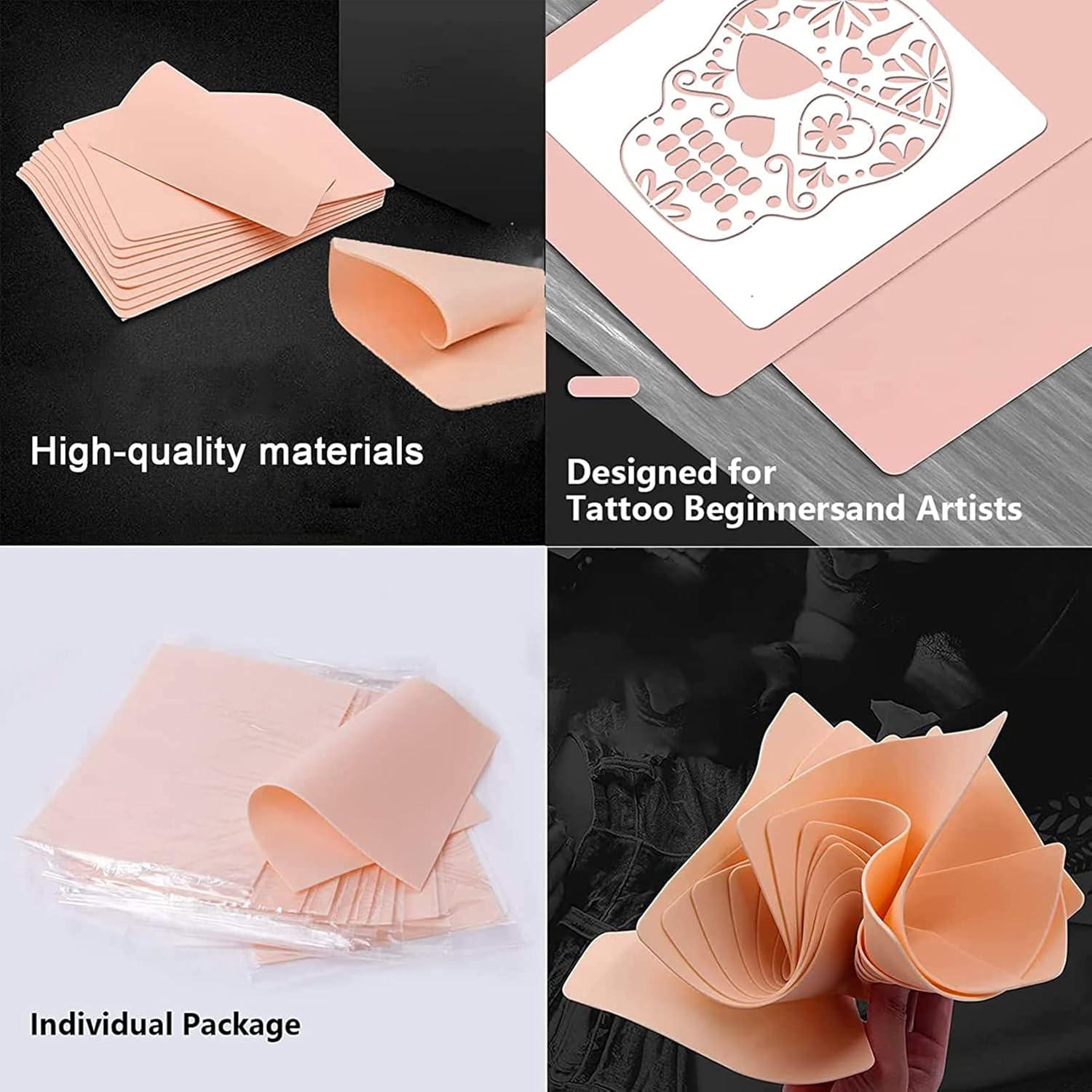 Kit de Piel de Práctica de Tatuaje Prgislew 40Pcs con Papel