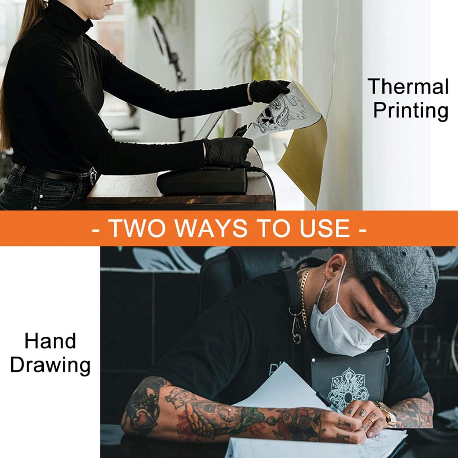 Kit de Piel de Práctica de Tatuaje Prgislew 40Pcs con Papel