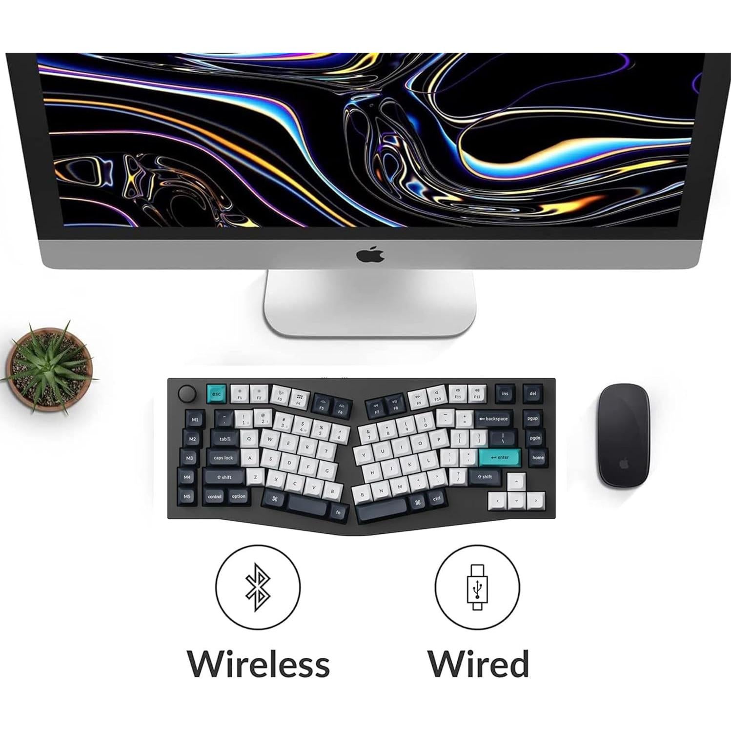 Teclado Mecánico Inalámbrico Keychron Q10 Max 75% RGB Aluminio