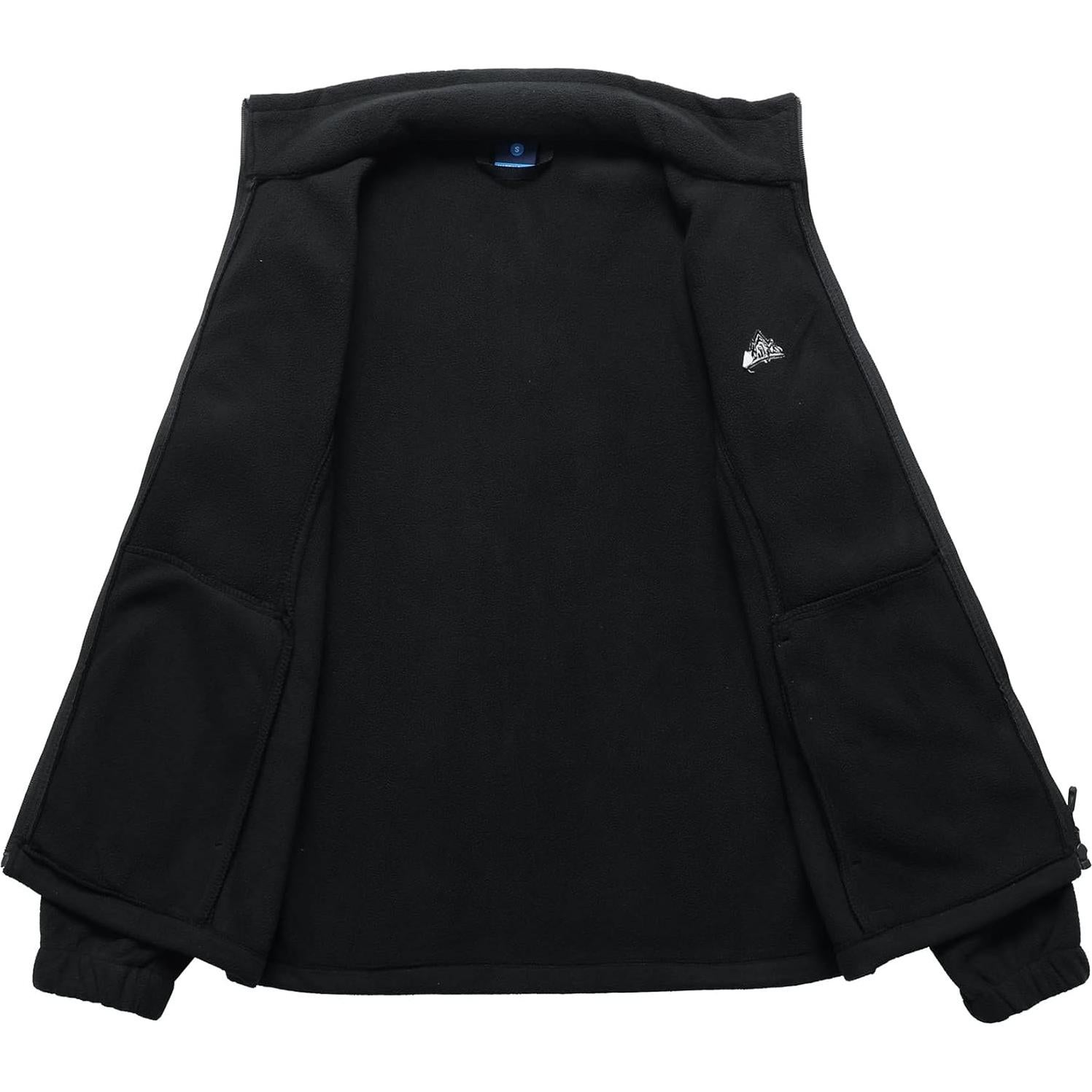 Chaqueta de Forro Polar Ligera GIMECEN para Mujeres - Negro