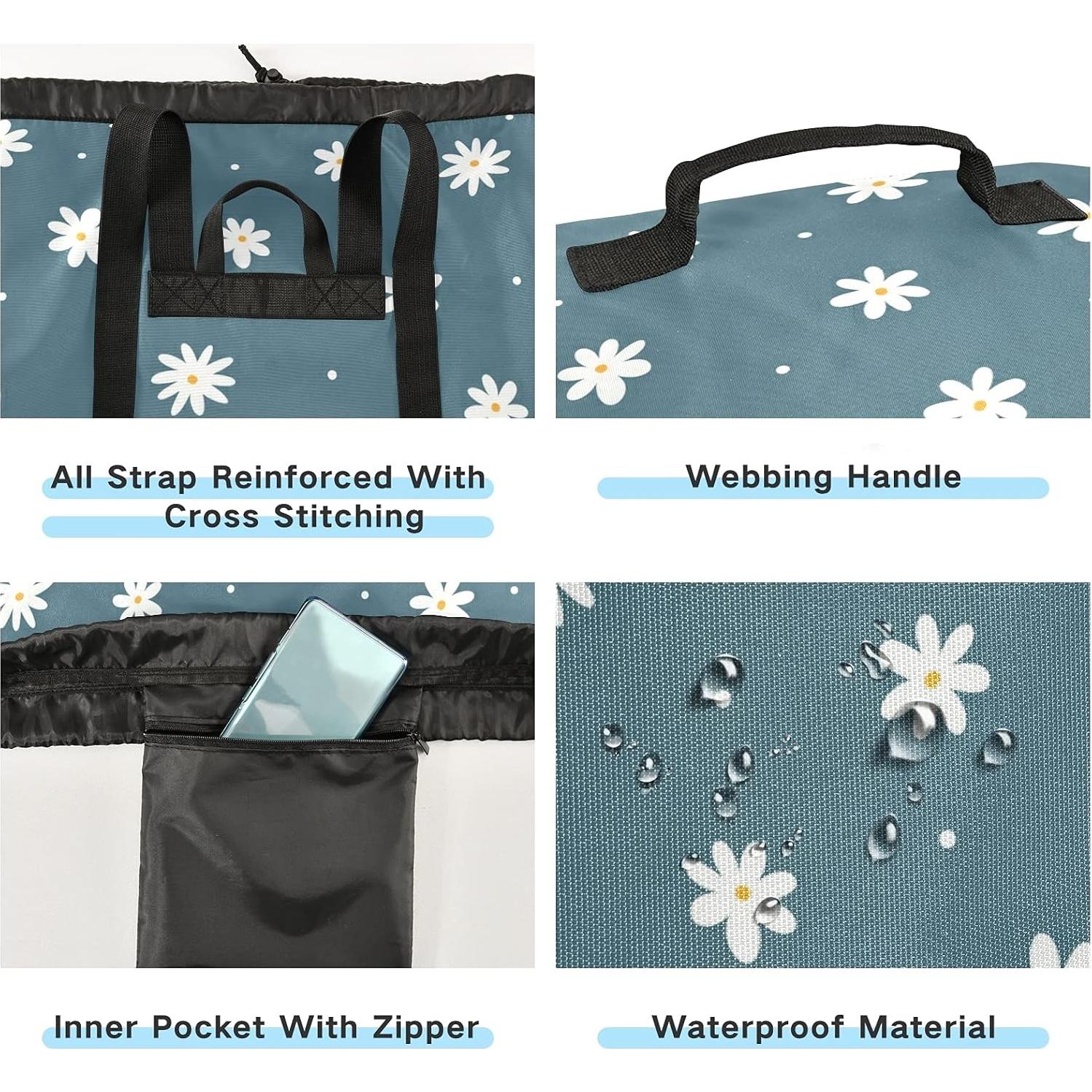 Mochila de Lavandería Emelivor Floral Extra Grande 37x74.5cm