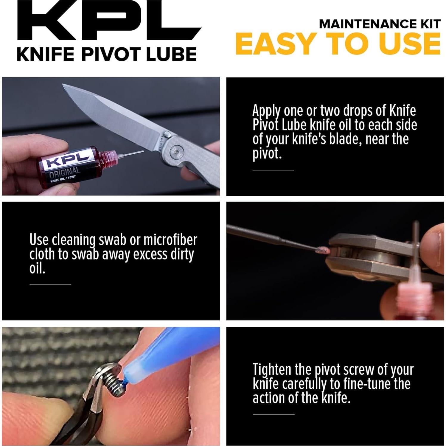 Kit de Cuidado y Mantenimiento de Cuchillos KPL 10ml