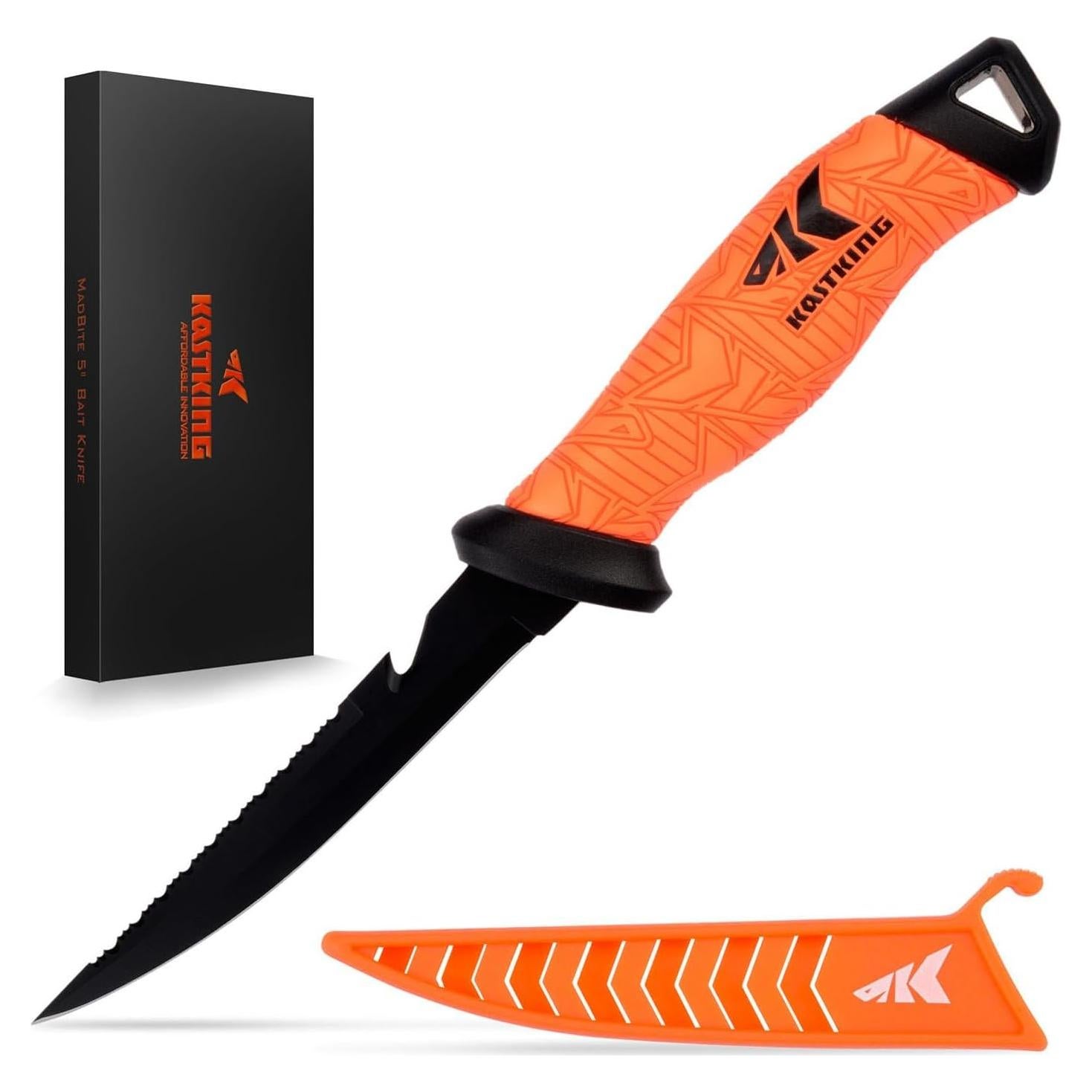 Cuchillo de Filete KastKing 5" Acero Inoxidable G4116 Antideslizante