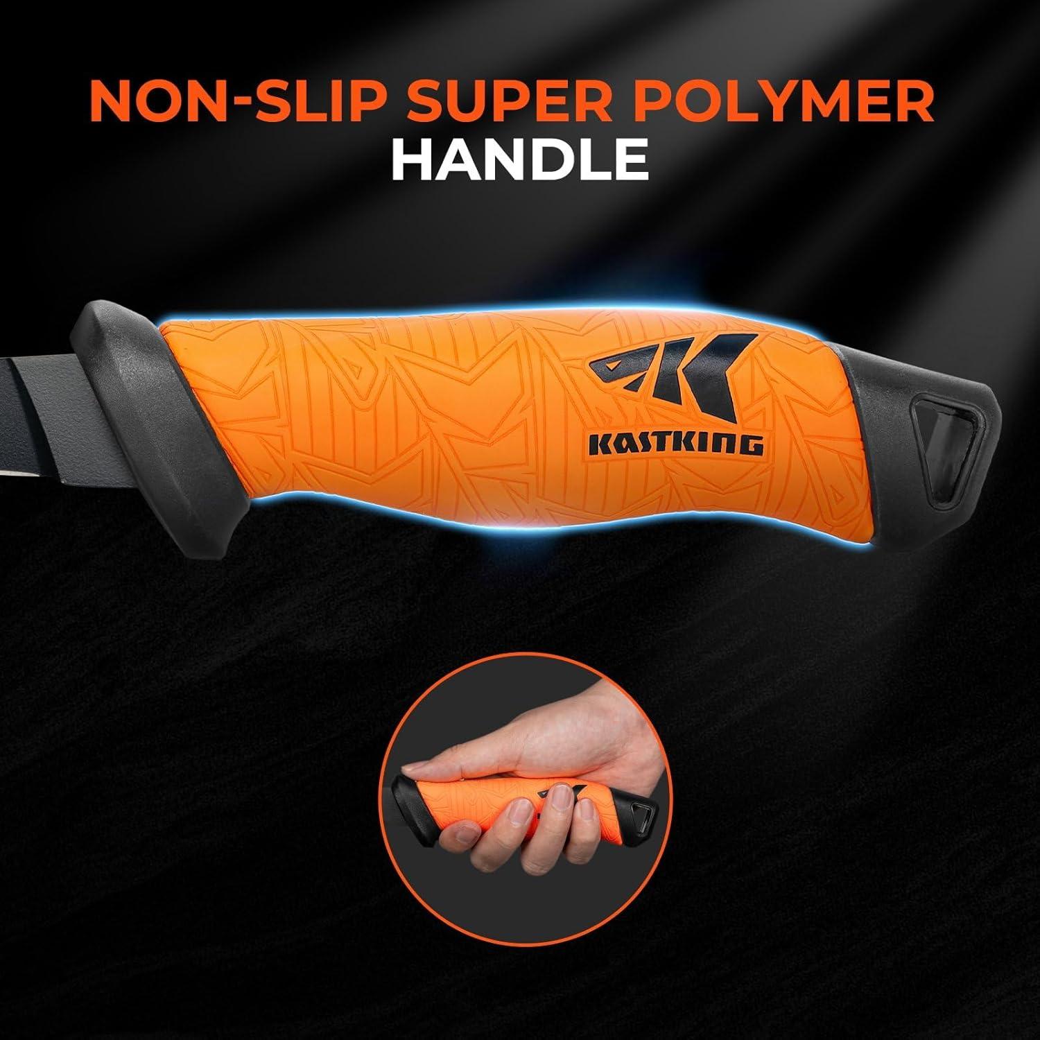 Cuchillo de Filete KastKing 5" Acero Inoxidable G4116 Antideslizante