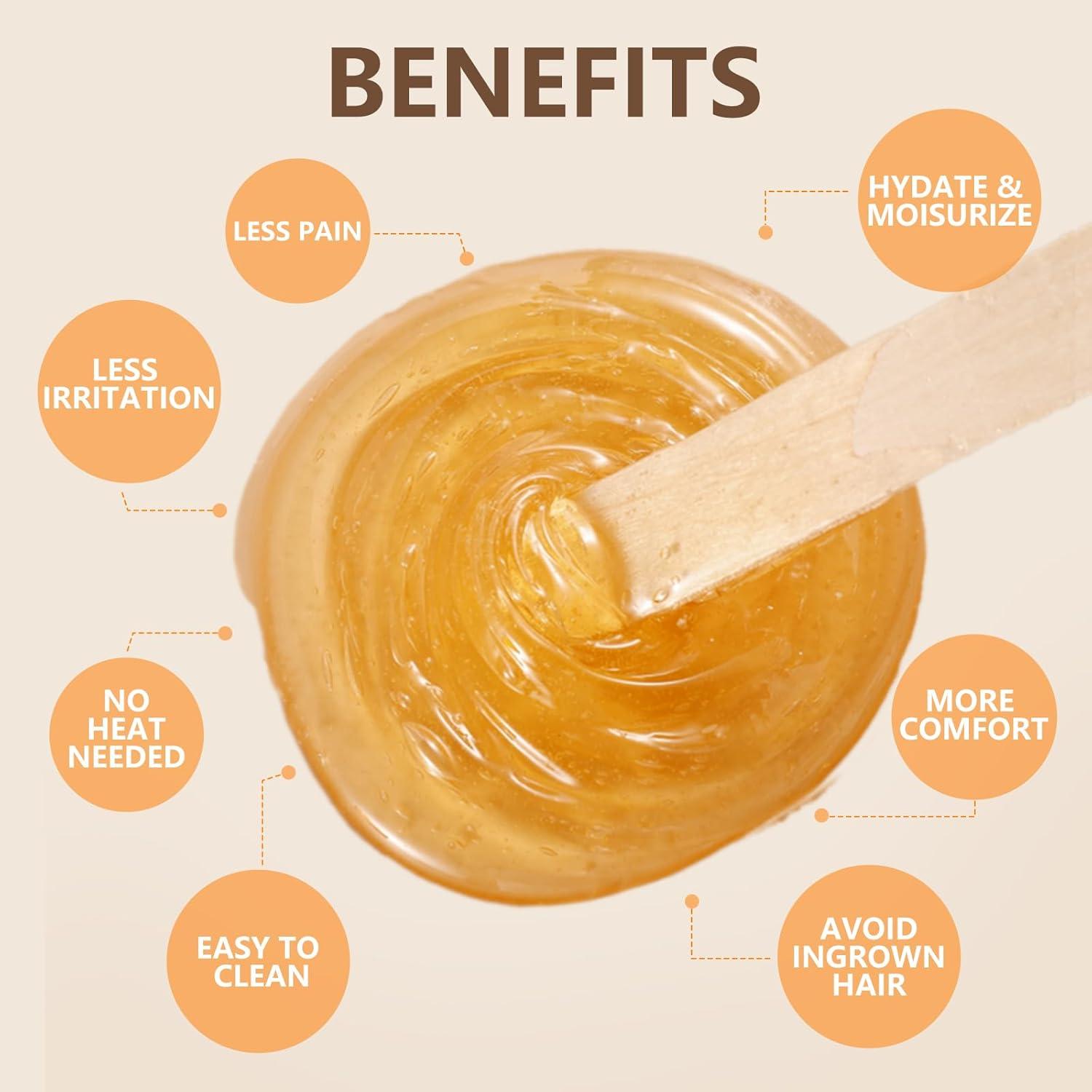 Cera de Azúcar Orgánica Wind in Hand 300g para Depilación