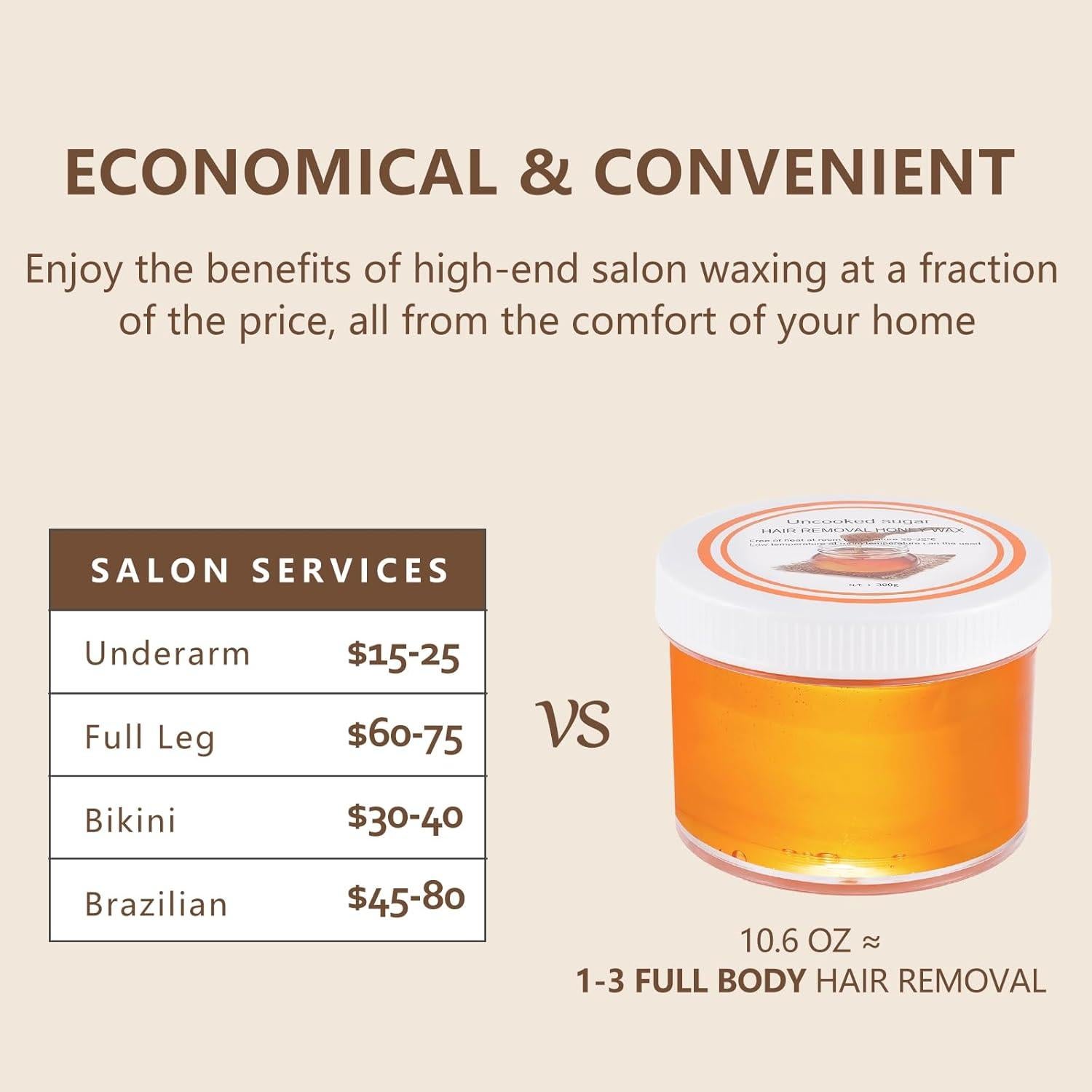 Cera de Azúcar Orgánica Wind in Hand 300g para Depilación