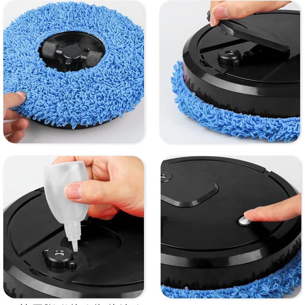 Aspiradora Robot PanDair Automática Recargable USB 25cm Negro