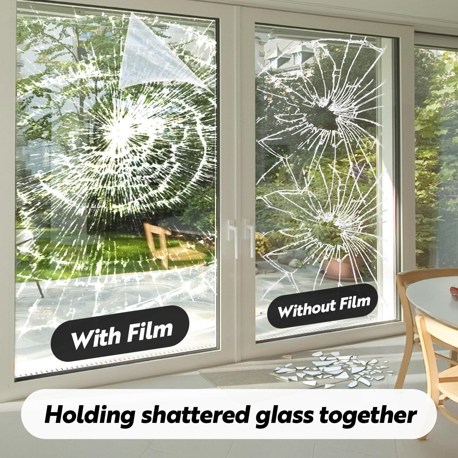 Película de Seguridad para Ventanas DUOFIRE 60x200 cm 4 Mil