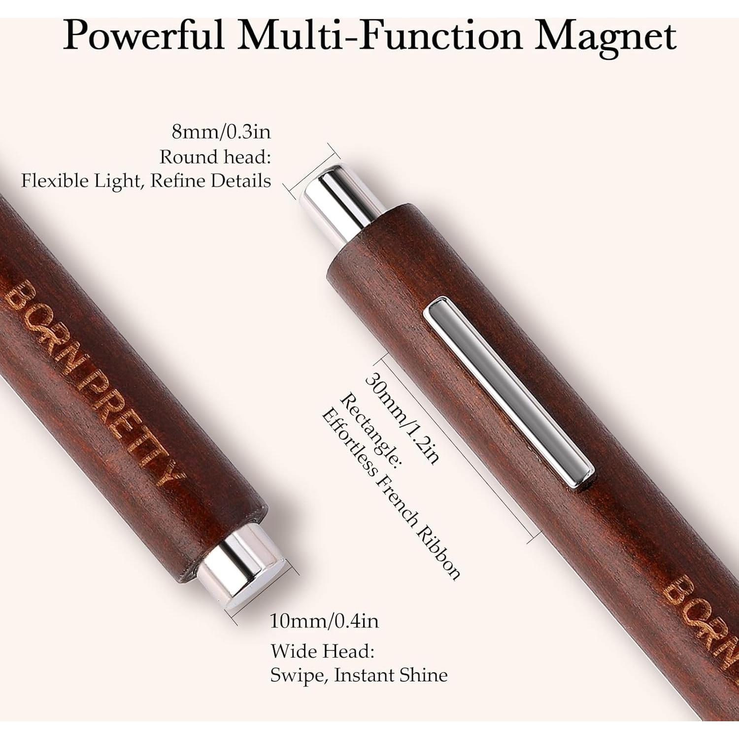 Imán para Uñas Born Pretty 3 en 1 - Efectos Ojos de Gato