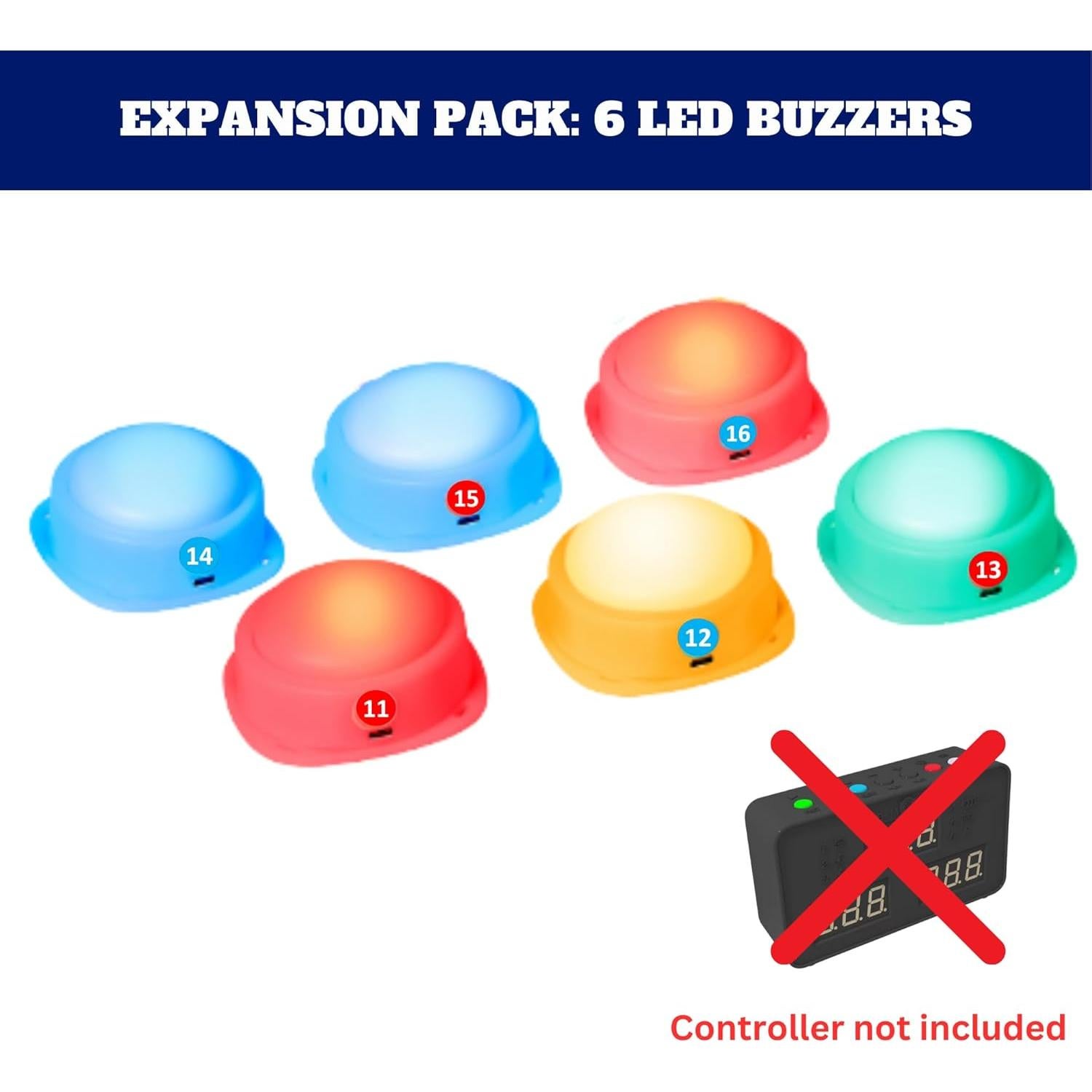 Timbre Inalámbrico Trebisky para Juegos - Expansión 6 Timbres