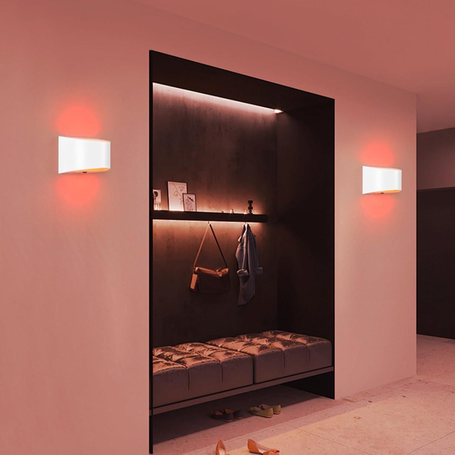 Aplique de Pared LED Hirzsjoy Inalámbrico 6000mAh Control Remoto