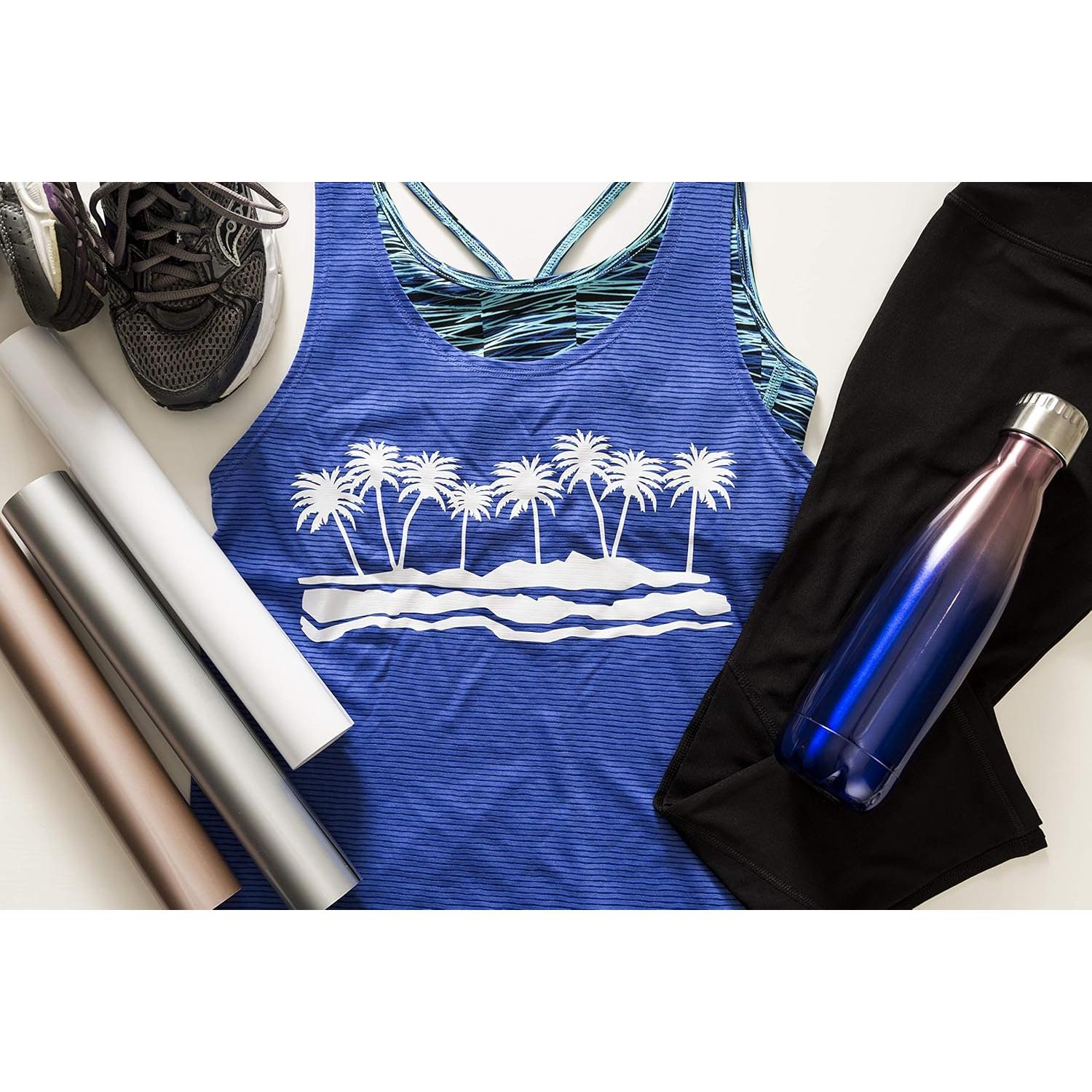 Cricut Sportflex Plancha Termoadhesiva Negra - 2 Rollos 30.48x61 cm