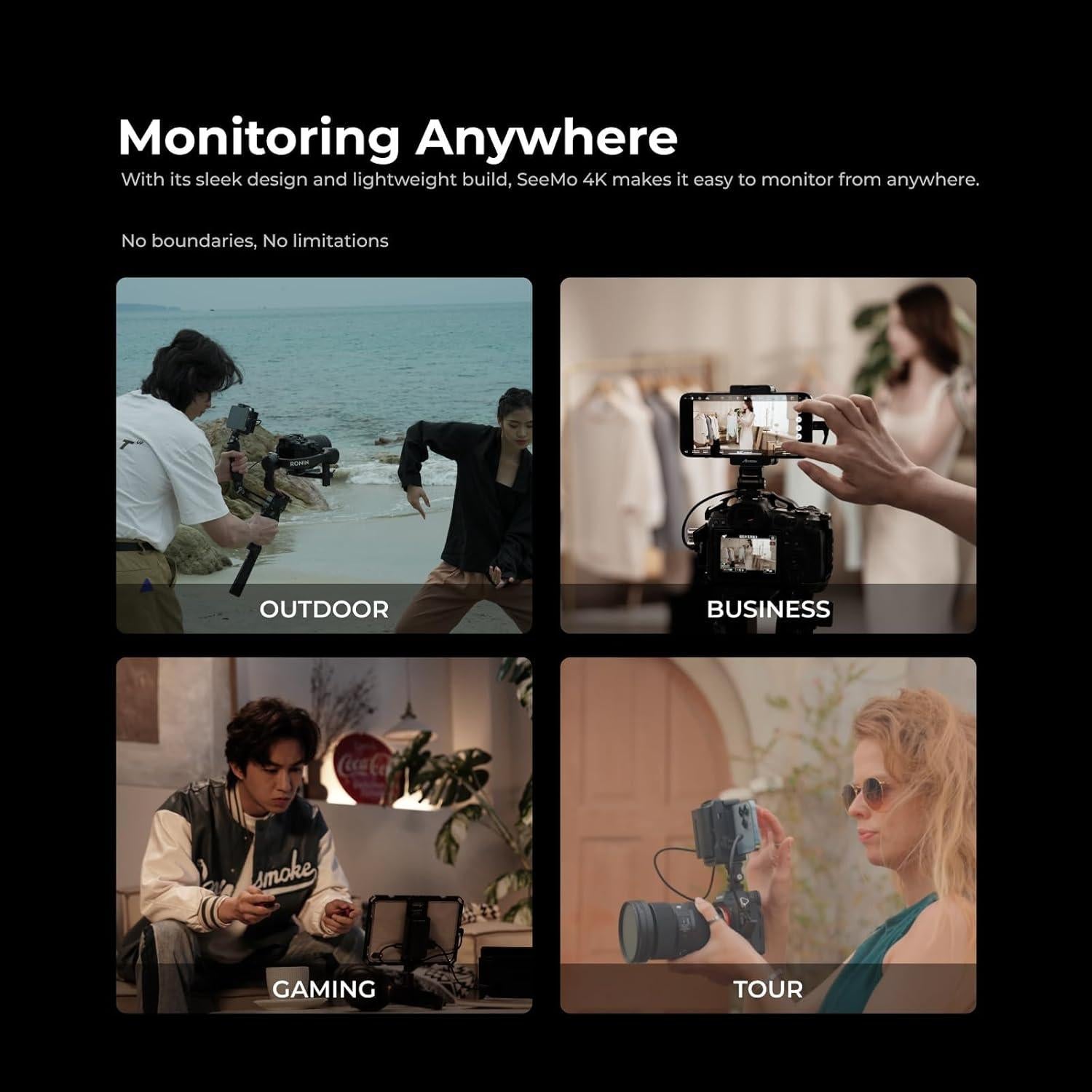 Adaptador HDMI Accsoon SeeMo 4K para iOS - Transmisión en Vivo