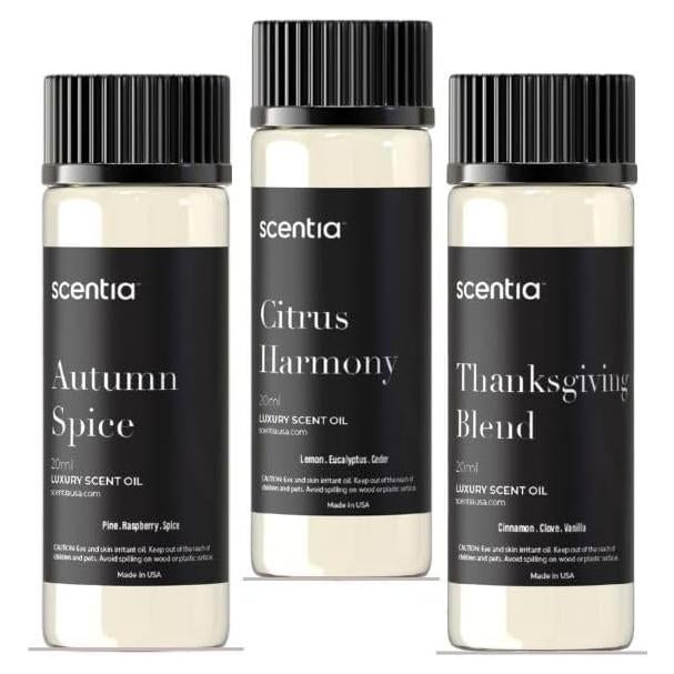 Juego de Aceites Aromáticos Scentia 3x20ml Otoño