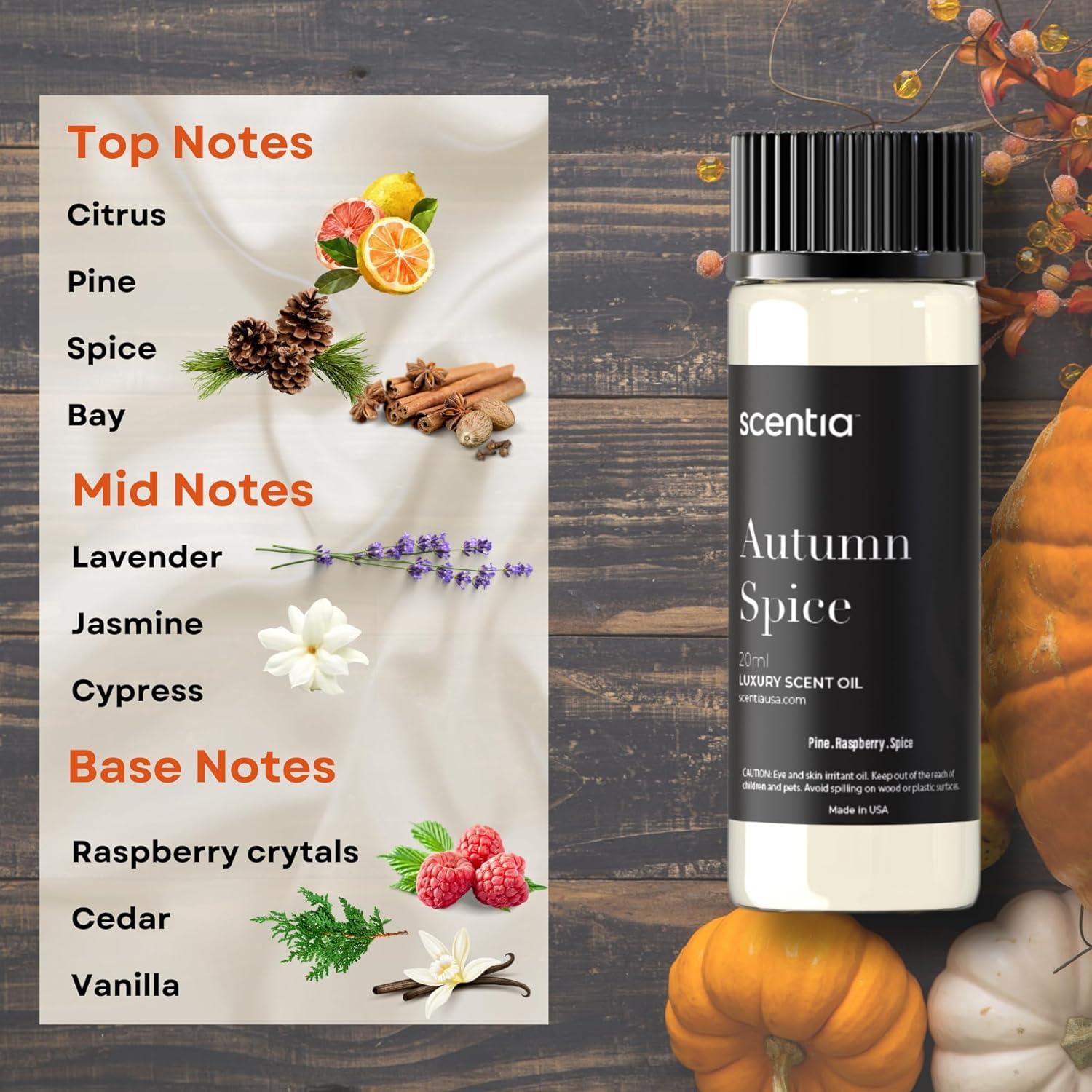 Juego de Aceites Aromáticos Scentia 3x20ml Otoño