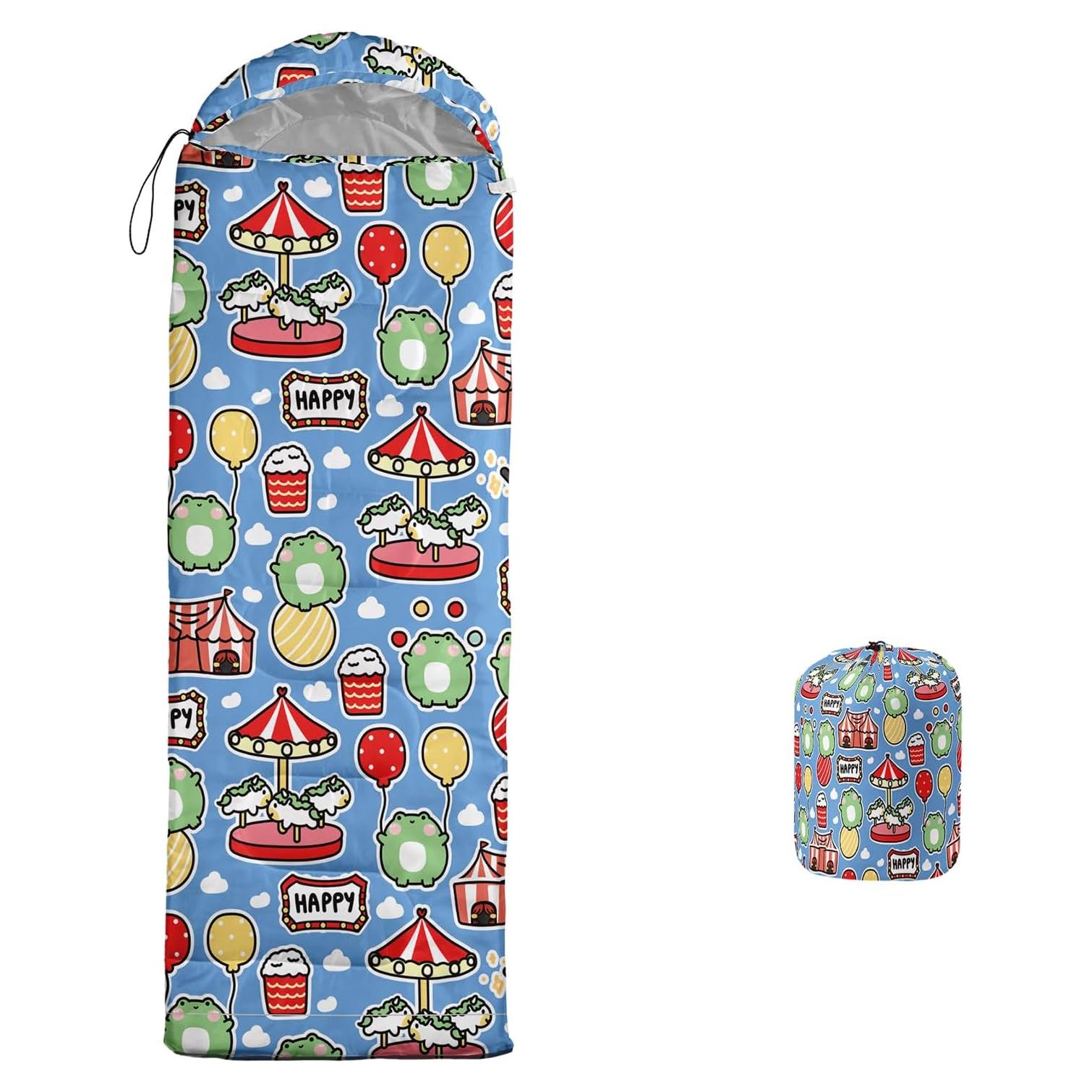 Saco de dormir infantil lneffble diseño animal 228.6x78.7cm