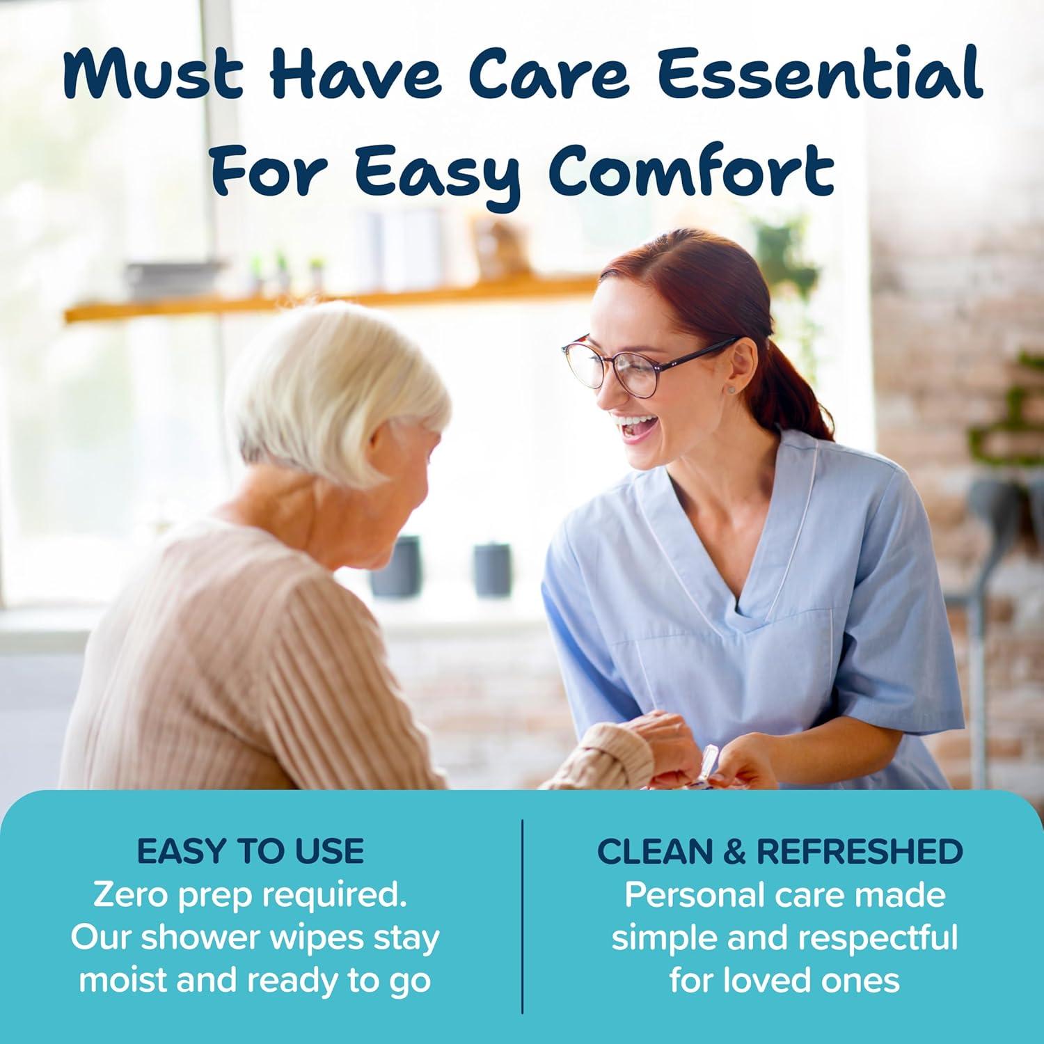 Toallitas Corporales XL Uzumist 100pc Sin Enjuague para Adultos