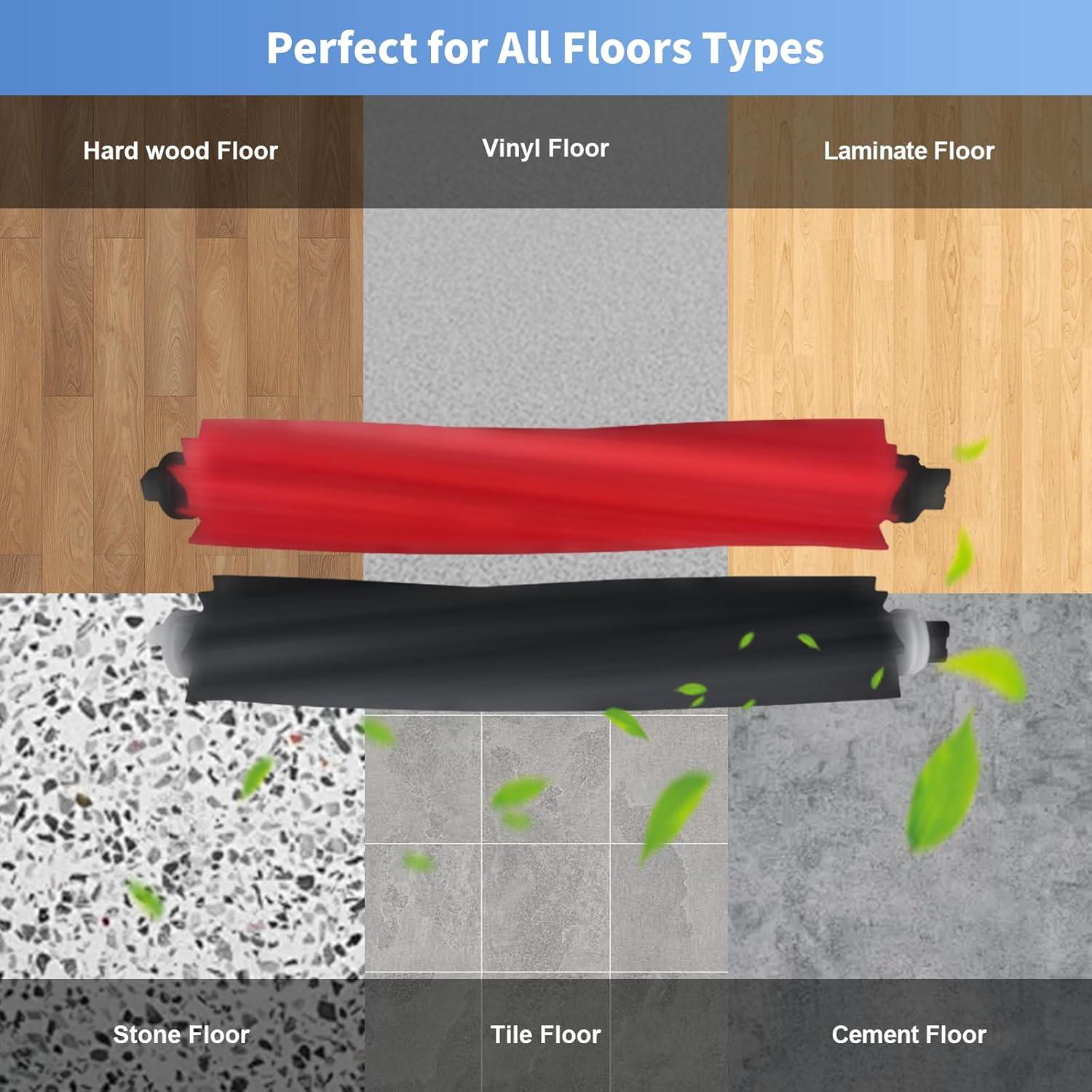 Conjunto de 2 Cepillos Principales Yipoch para Roborock S8/S8+/Q5 Pro