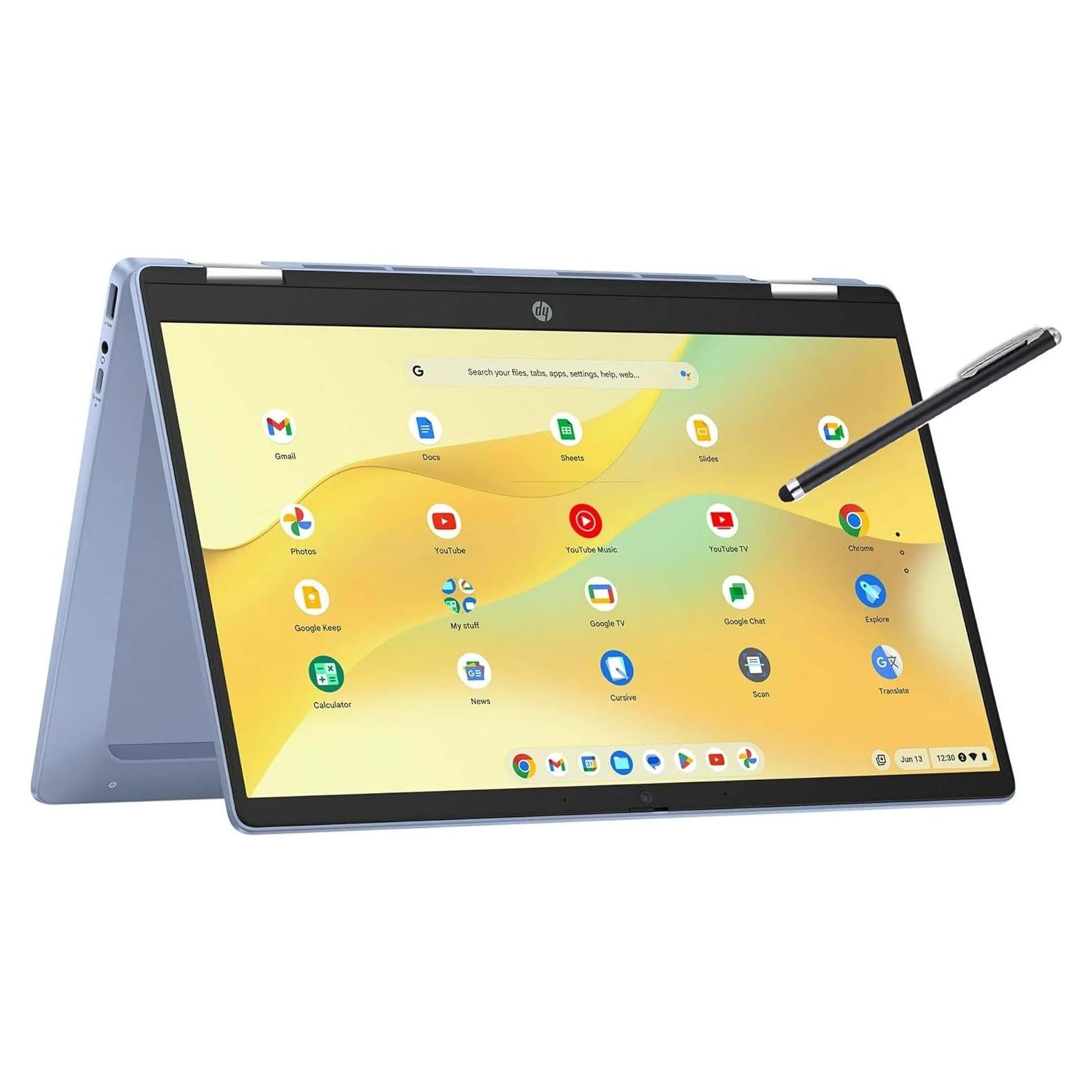 HP Chromebook Convertible 2-en-1 14" FHD Azul Renovado