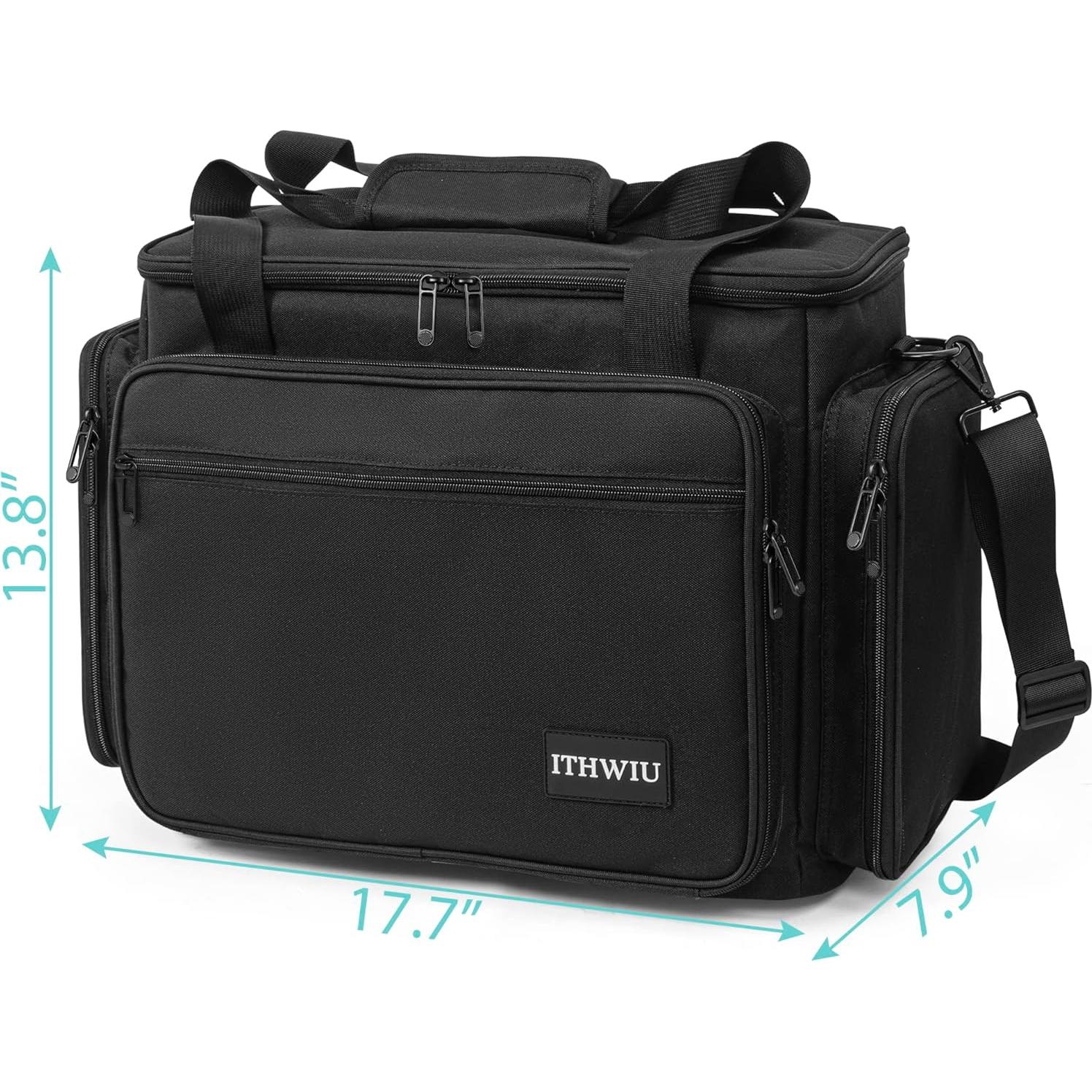 Funda para Máquina de Coser ITHWIU con Bolsillos - Negro