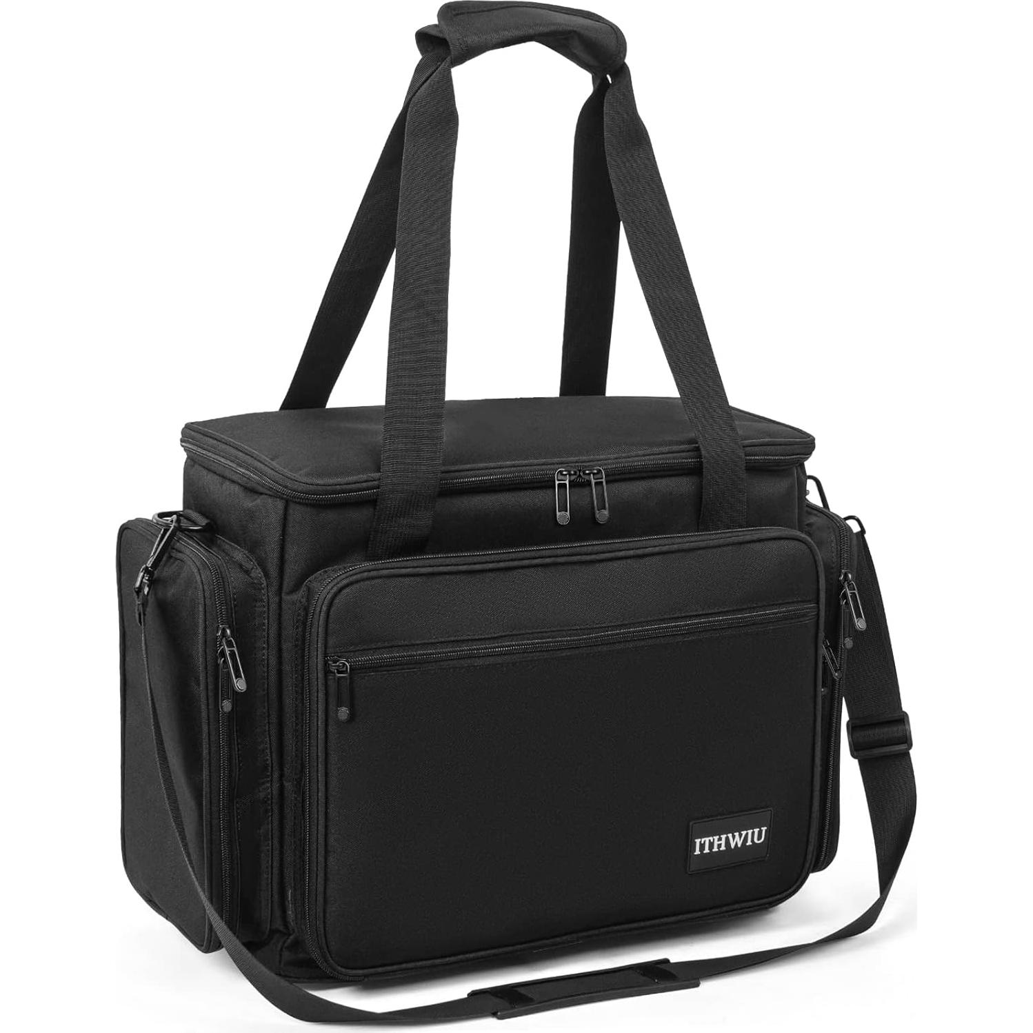 Funda para Máquina de Coser ITHWIU con Bolsillos - Negro