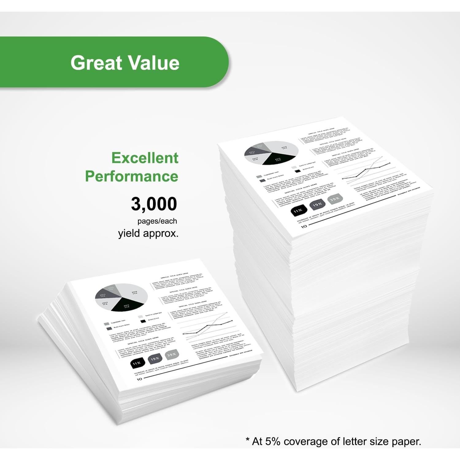 Tóner Compatible ApexZag TN830XL para Brother - 2 Paquete