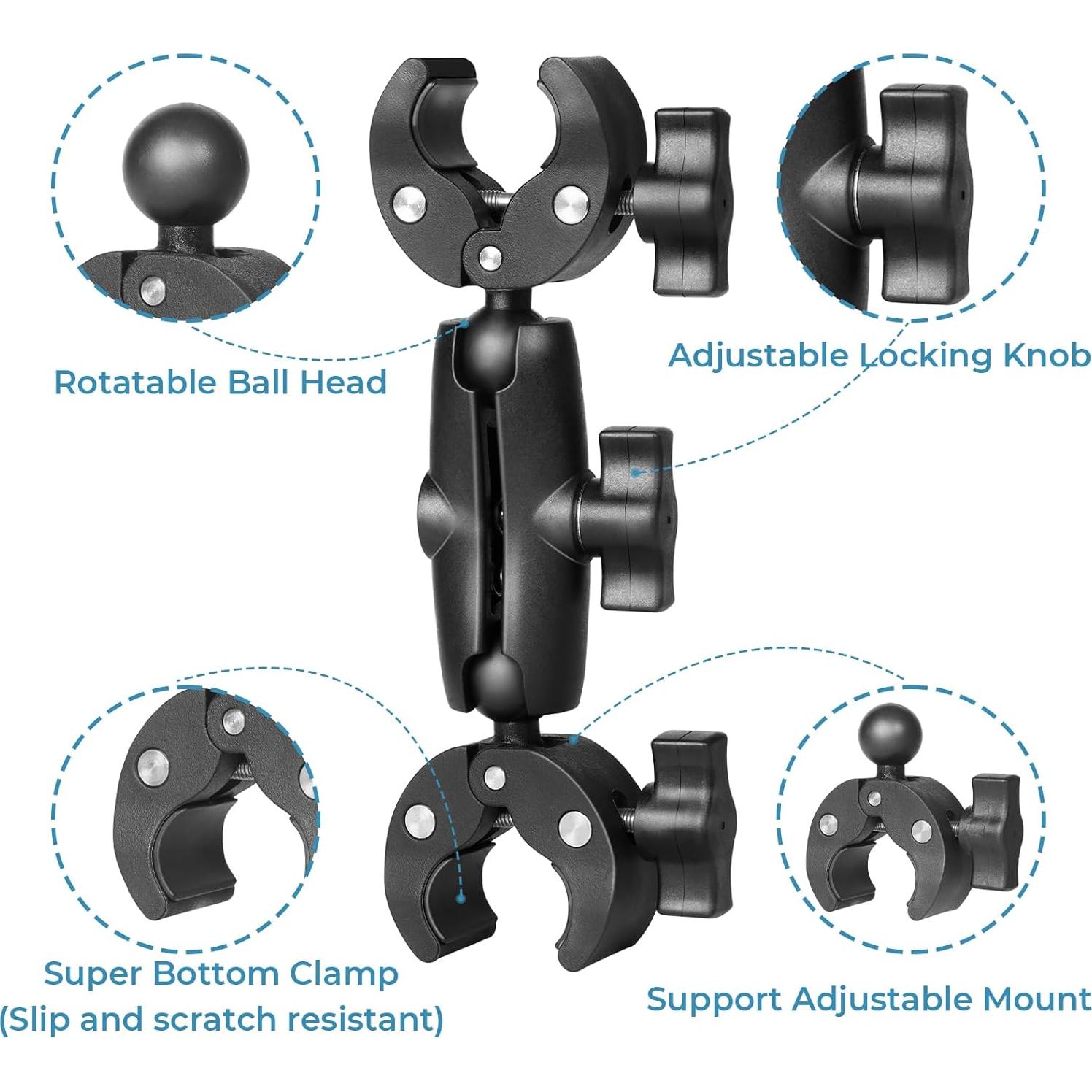 Soporte de cámara Sequpr Super Clamp Ajustable 0.33 kg