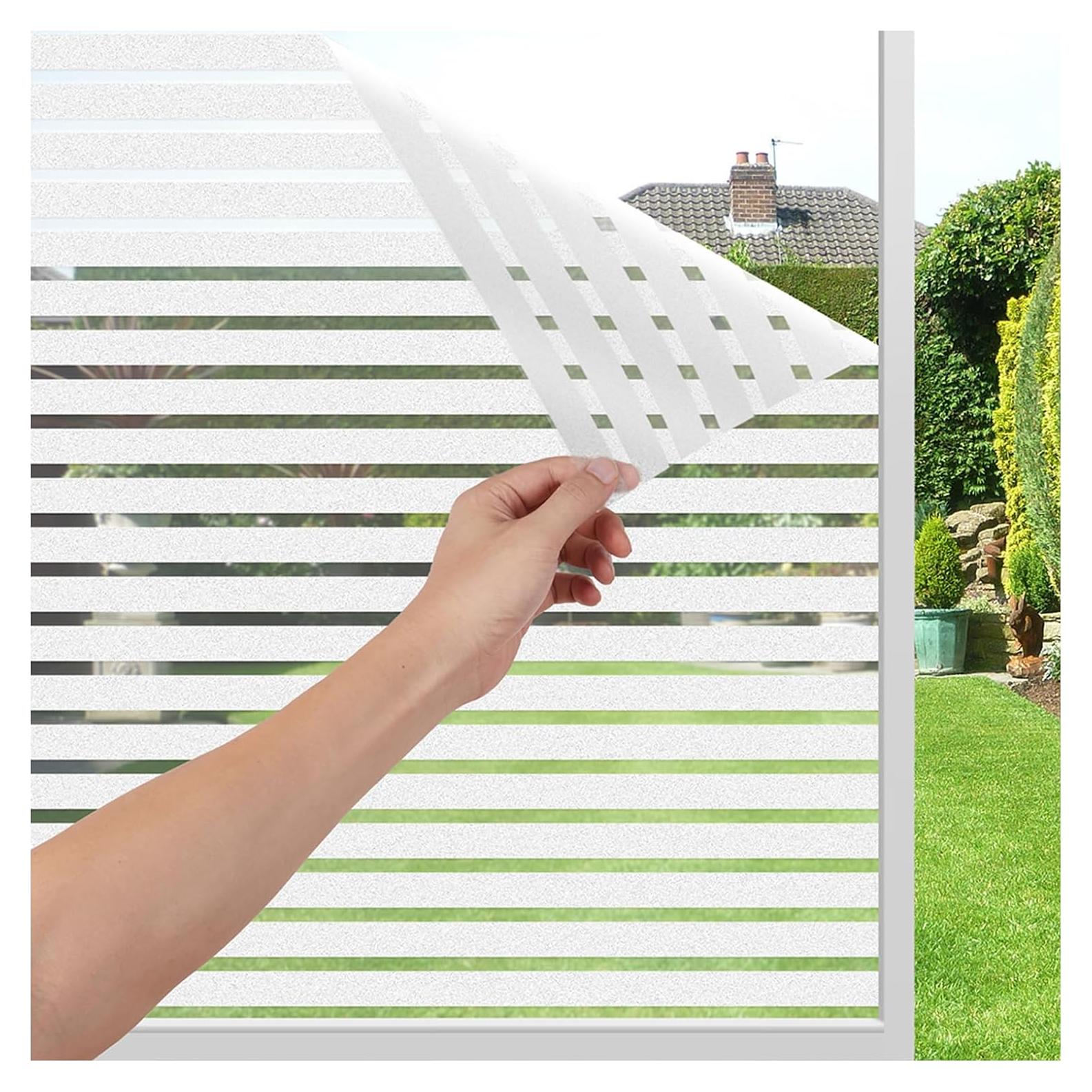 Película de Privacidad LEMON CLOUD 30x200 cm Rayas Decorativa