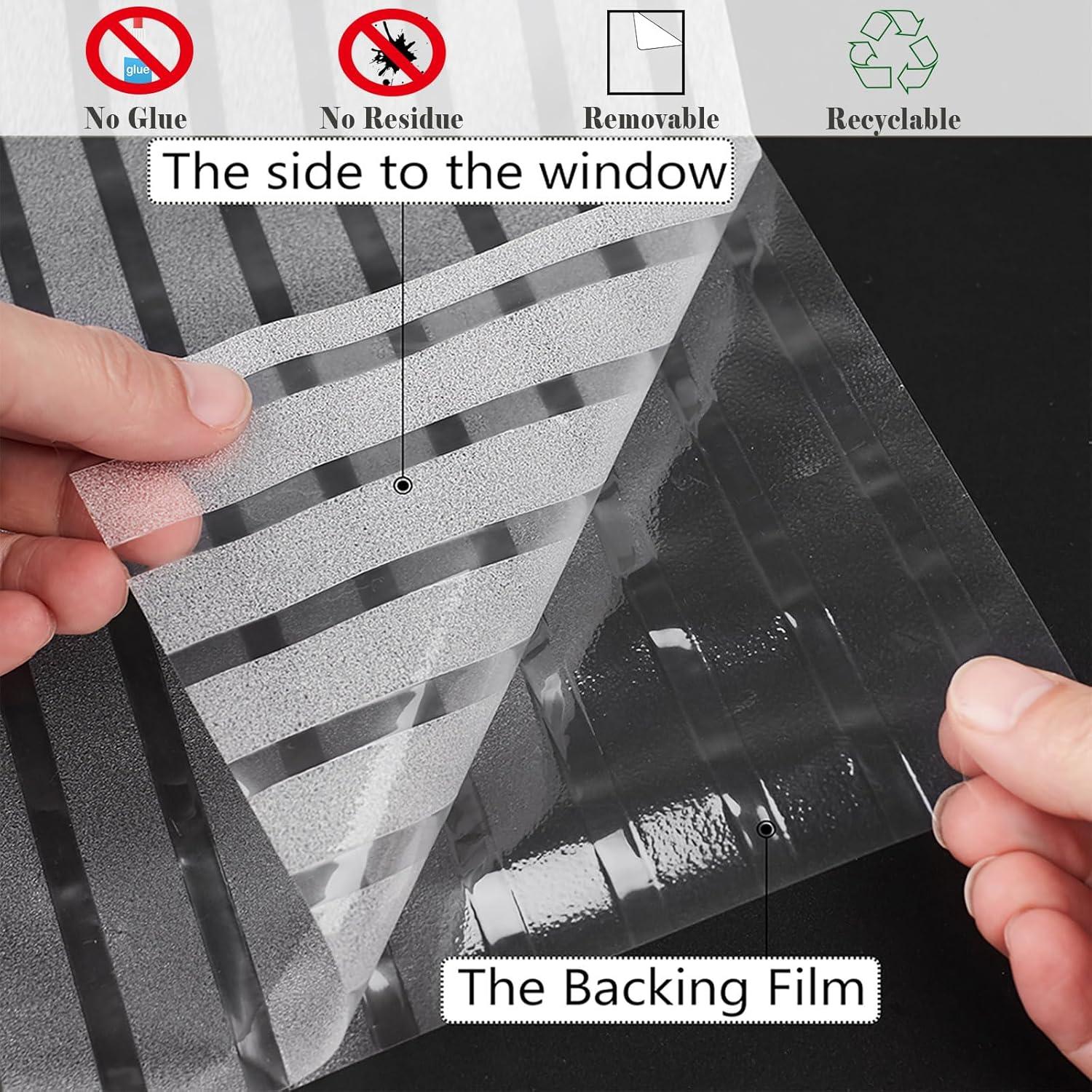 Película de Privacidad LEMON CLOUD 30x200 cm Rayas Decorativa