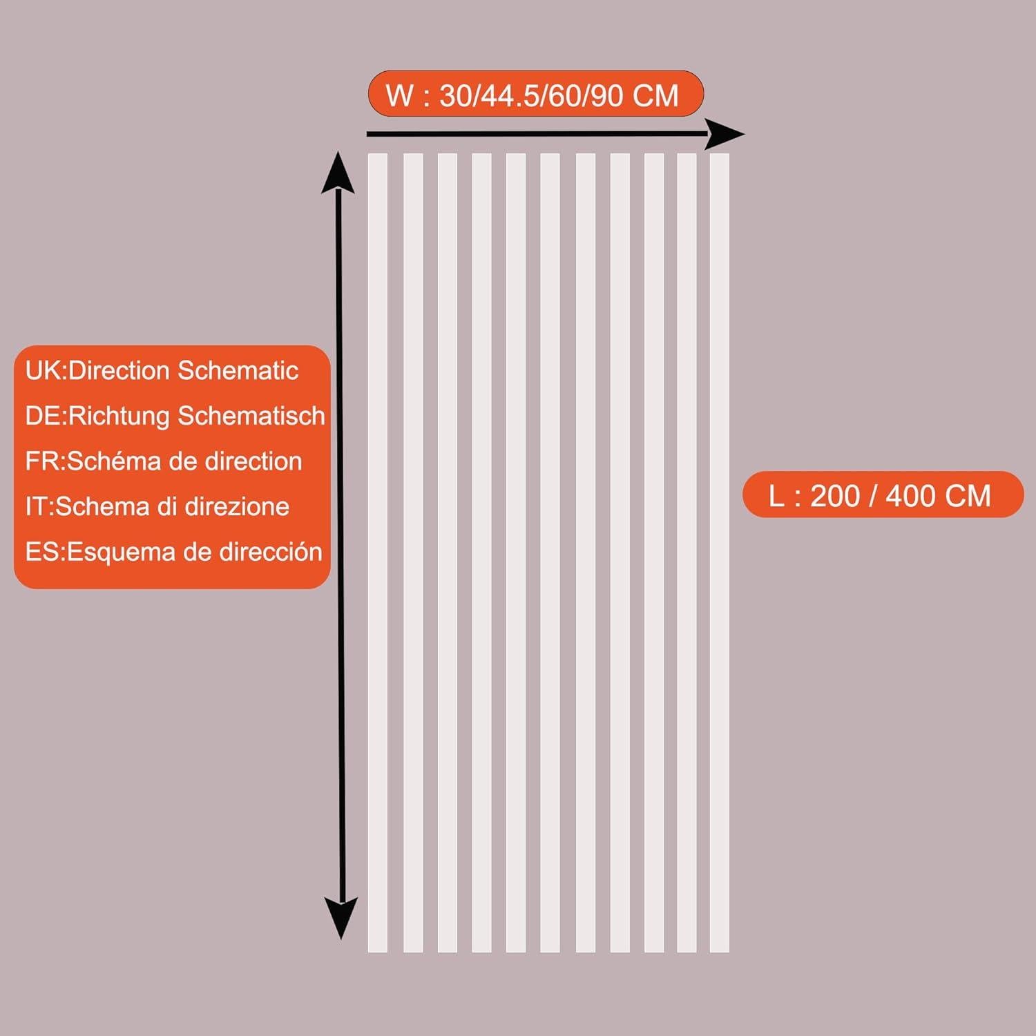 Película de Privacidad LEMON CLOUD 30x200 cm Rayas Decorativa
