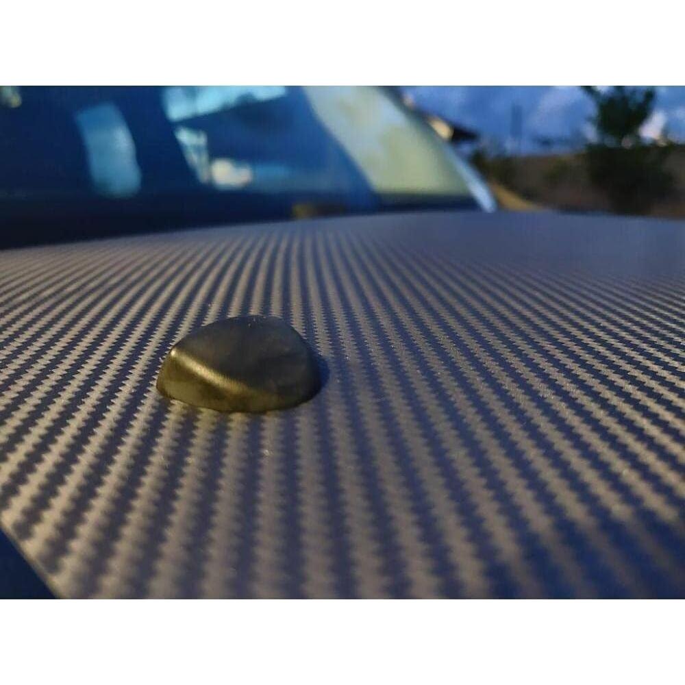 3M Car Wrap Roll 2080 Anthracite Carbon Fiber | CFS201 | (Sample 3in x 5in) | Automotive Vinyl Wrap for Cars - Car Interior Wrap & Exterior