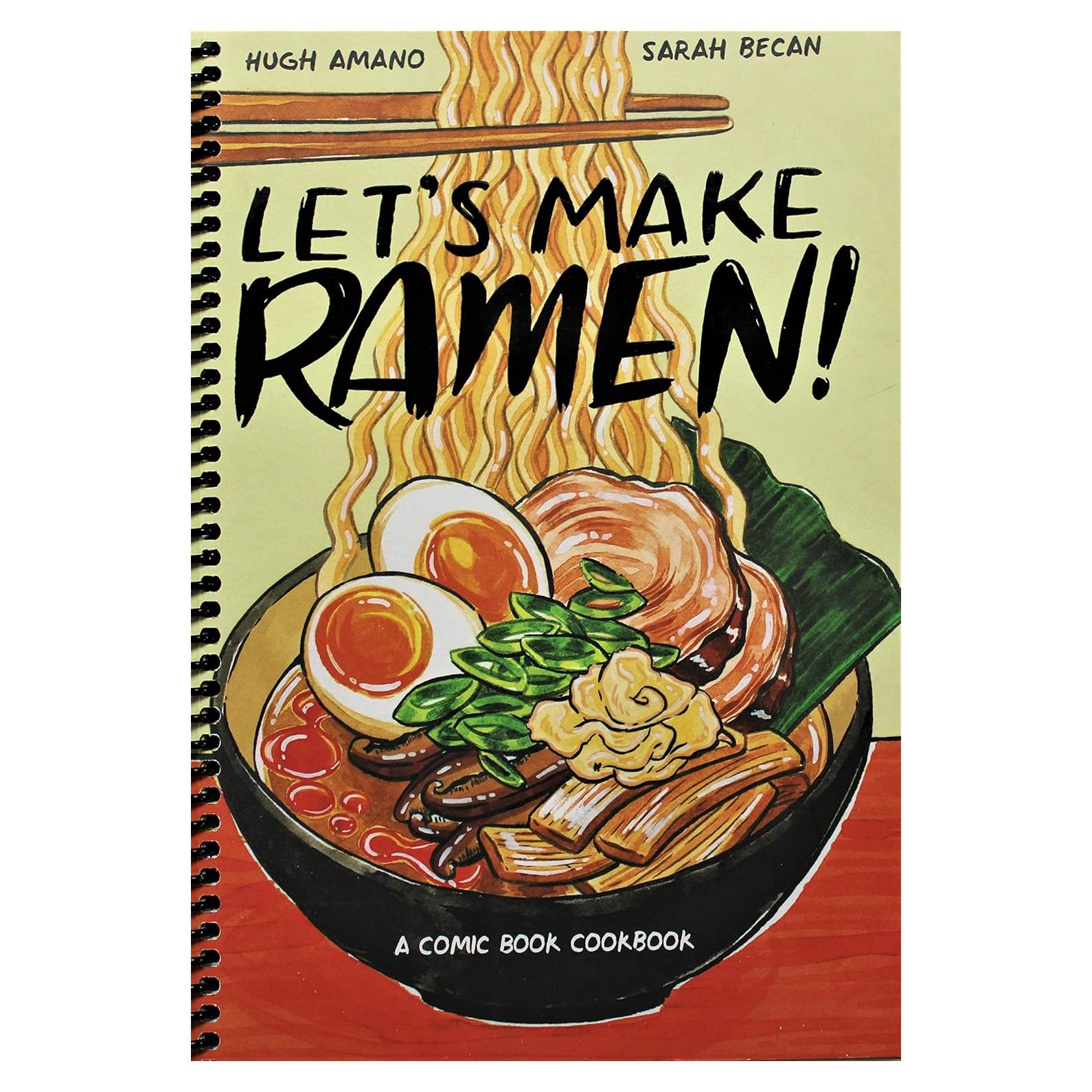 Libro de Cocina en Cómic Hagamos Ramen - Encuadernado Espiral